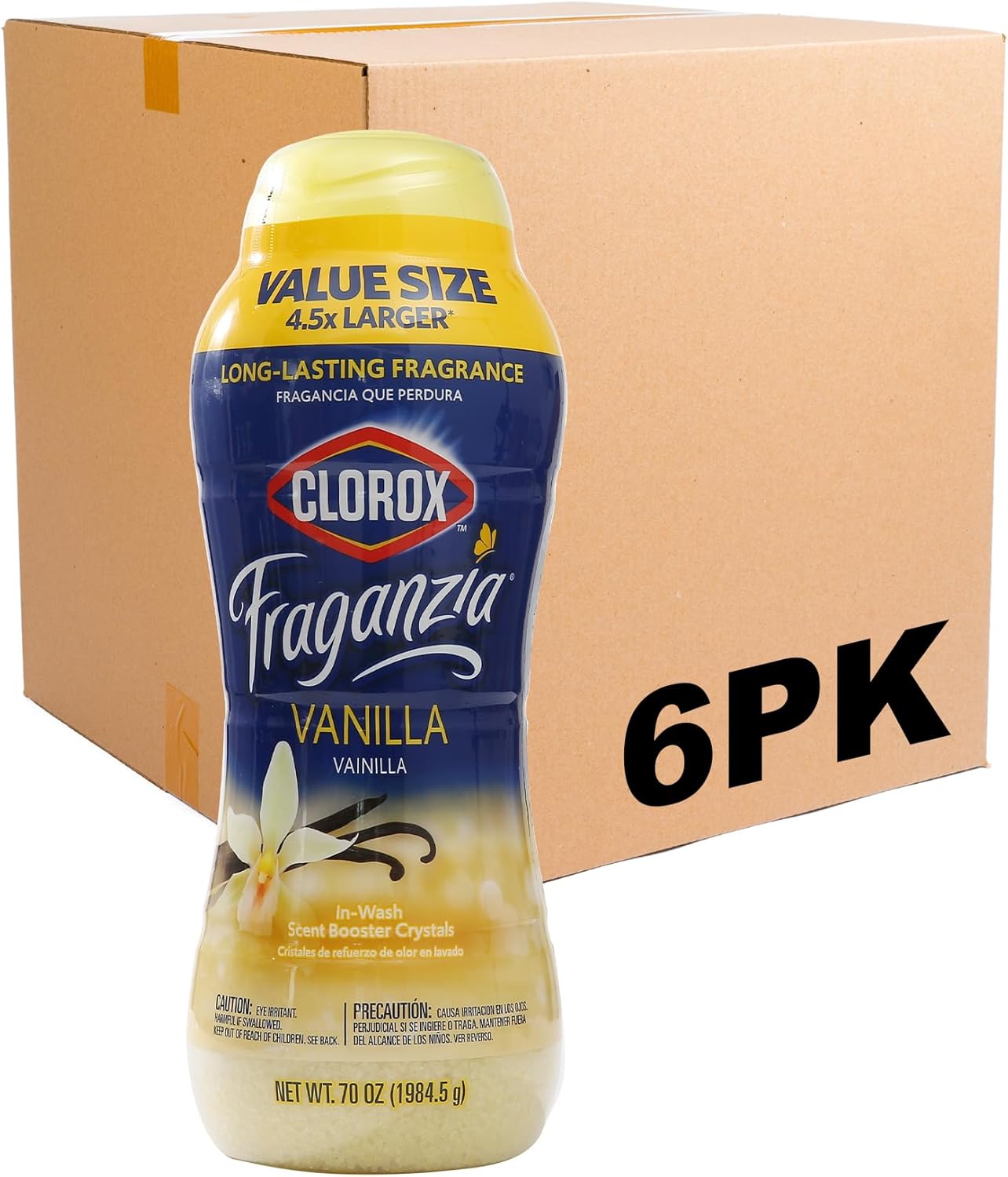 Clorox Fraganzia In-Wash Scent Booster Crystals in Ocean Scent, 18 Oz Twin Pack | Laundry Scent Booster Crystals | In-wash Scent Booster for Fresh Laundry in Ocean Scent 18 Ounce Twin Pack, 36oz