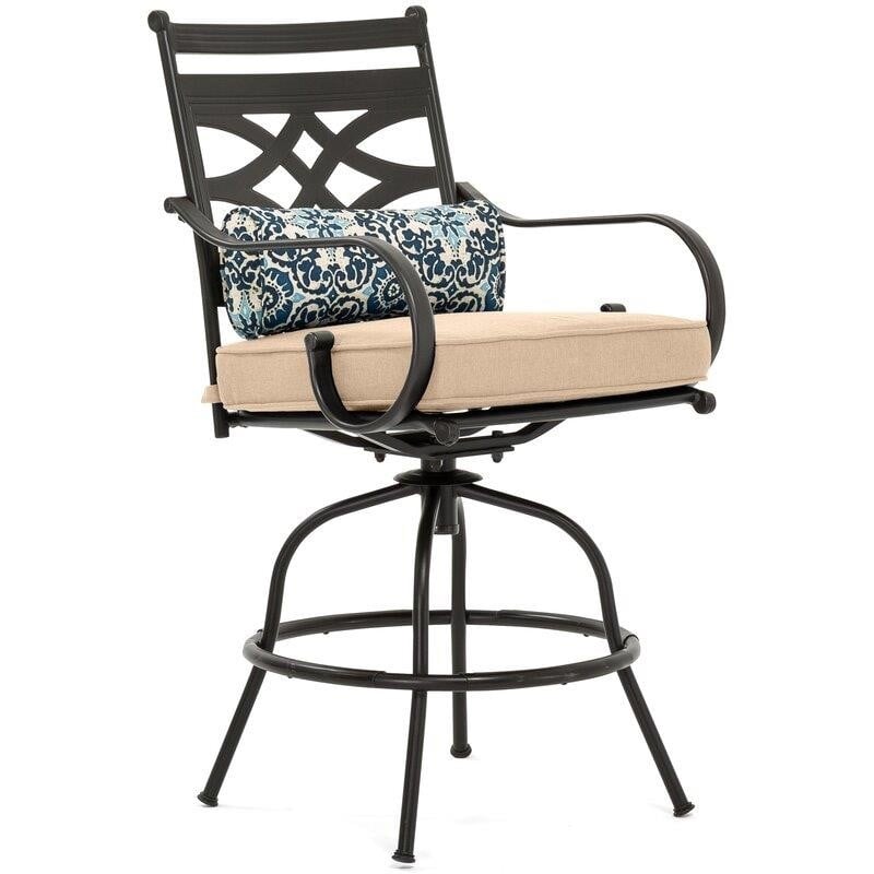 Gehlert Square 4 - Person 33'' Long Bar Height Dining Set with Cushions