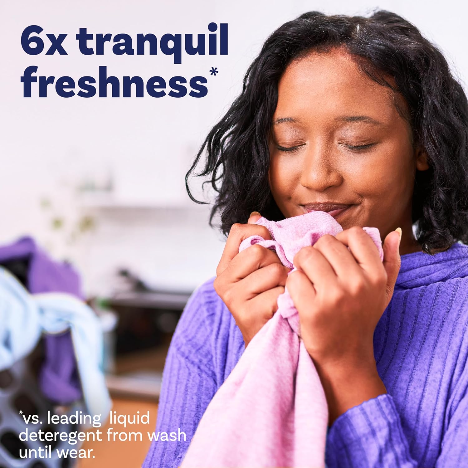 Downy Infusions In Wash Scent Booster Beads, CALM, Soothing Lavender and Vanilla Bean Scent, 24 oz Laundry Beads