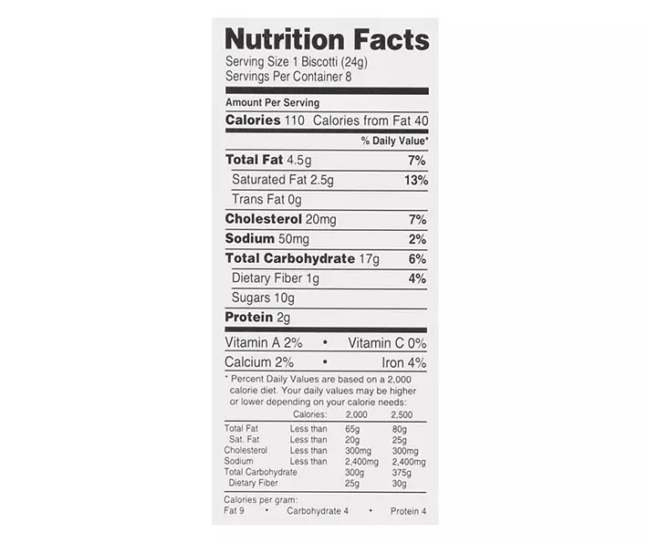 Triple Chocolate Biscotti, 8-Count