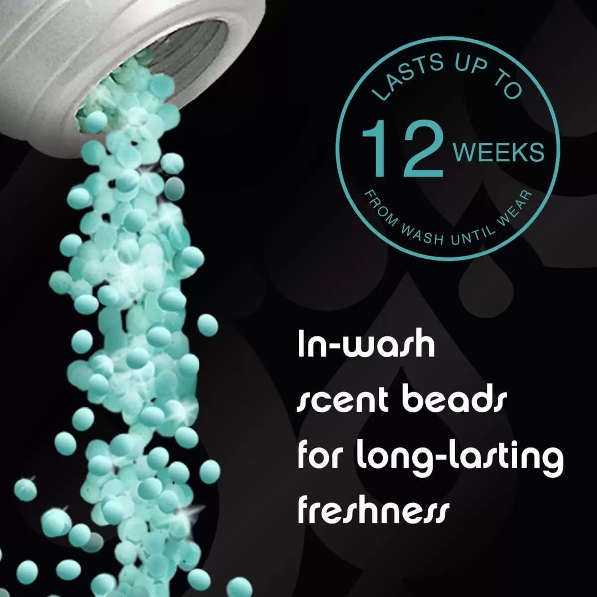 Downy Unstopables In Wash Scent Booster Beads, Fresh Scent, 24 oz, Downy Scent Booster Beads, Unstoppable Laundry Beads, Odor Protection