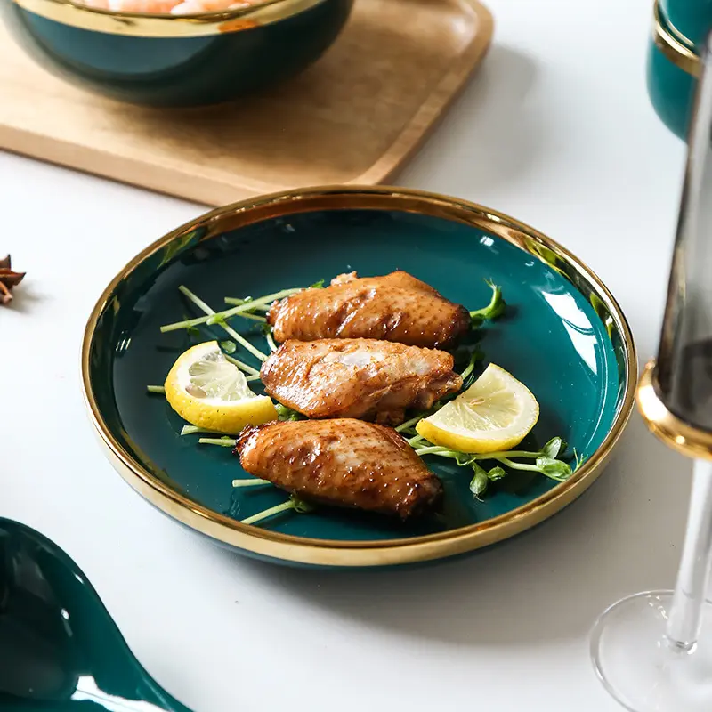 58pcs deluxe ceramic tableware set