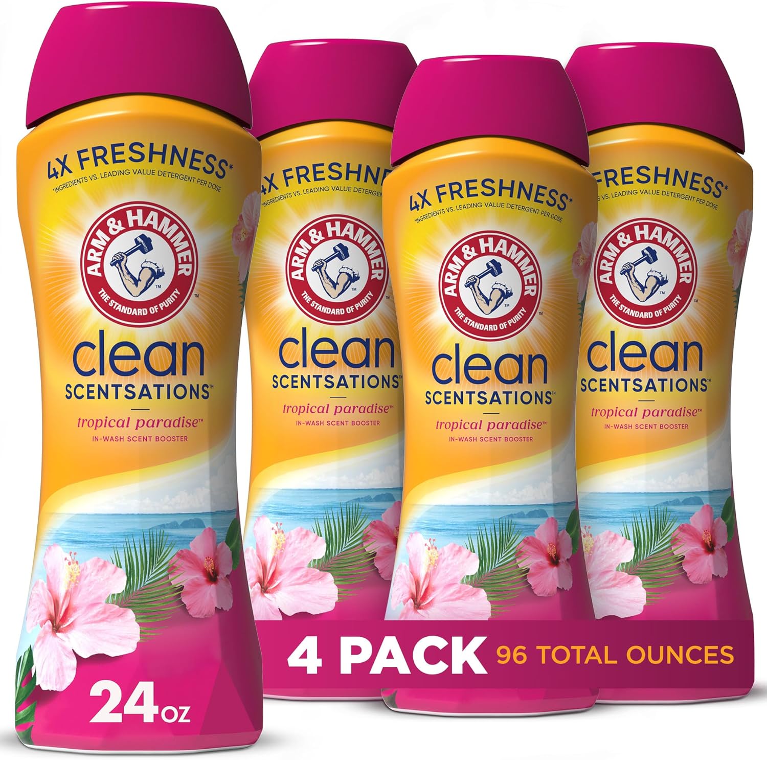 Arm & Hammer In-Wash Scent Booster, Tropical Paradise, 37.8 Ounce