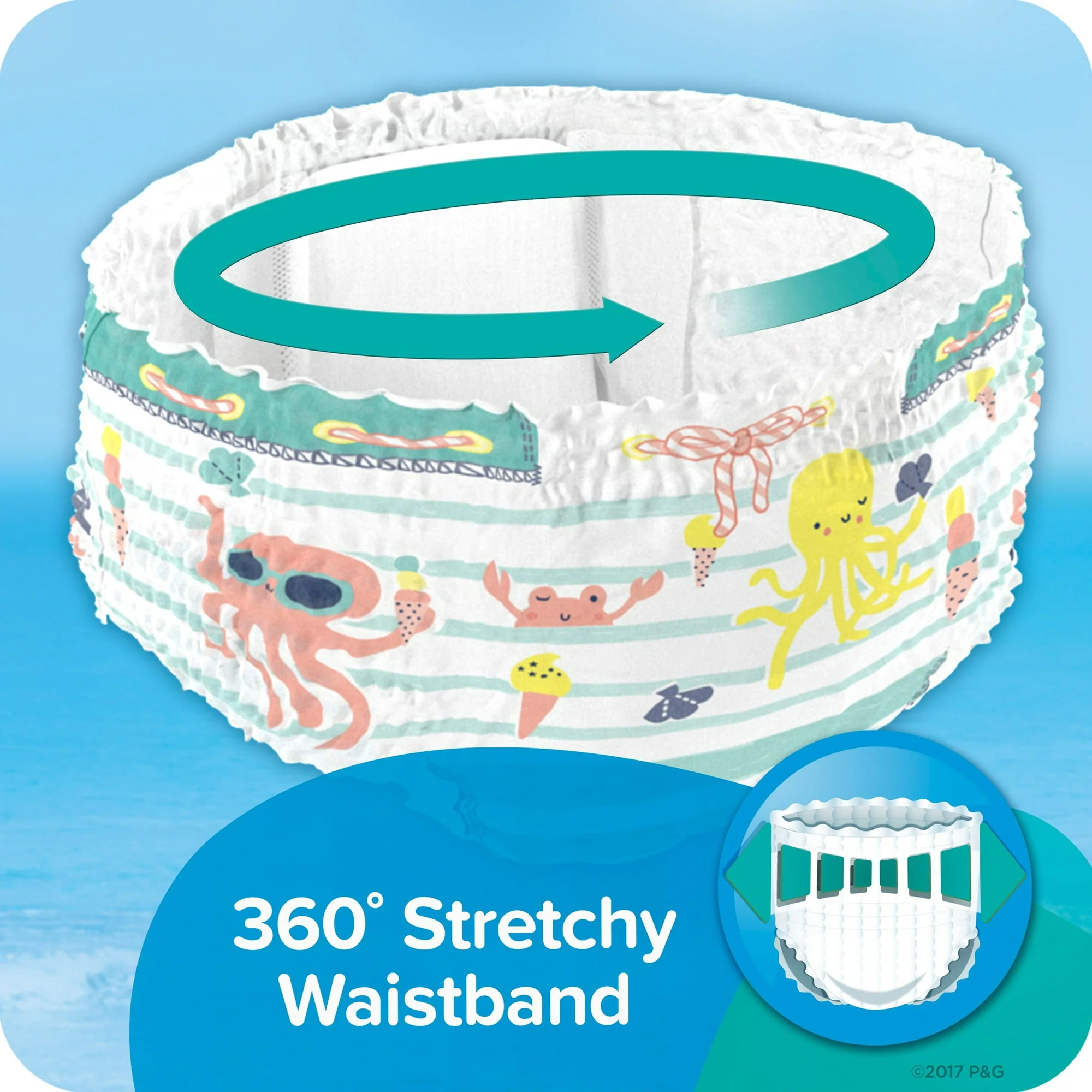 Pampers Splashers Swim Diapers Size S 12 Count