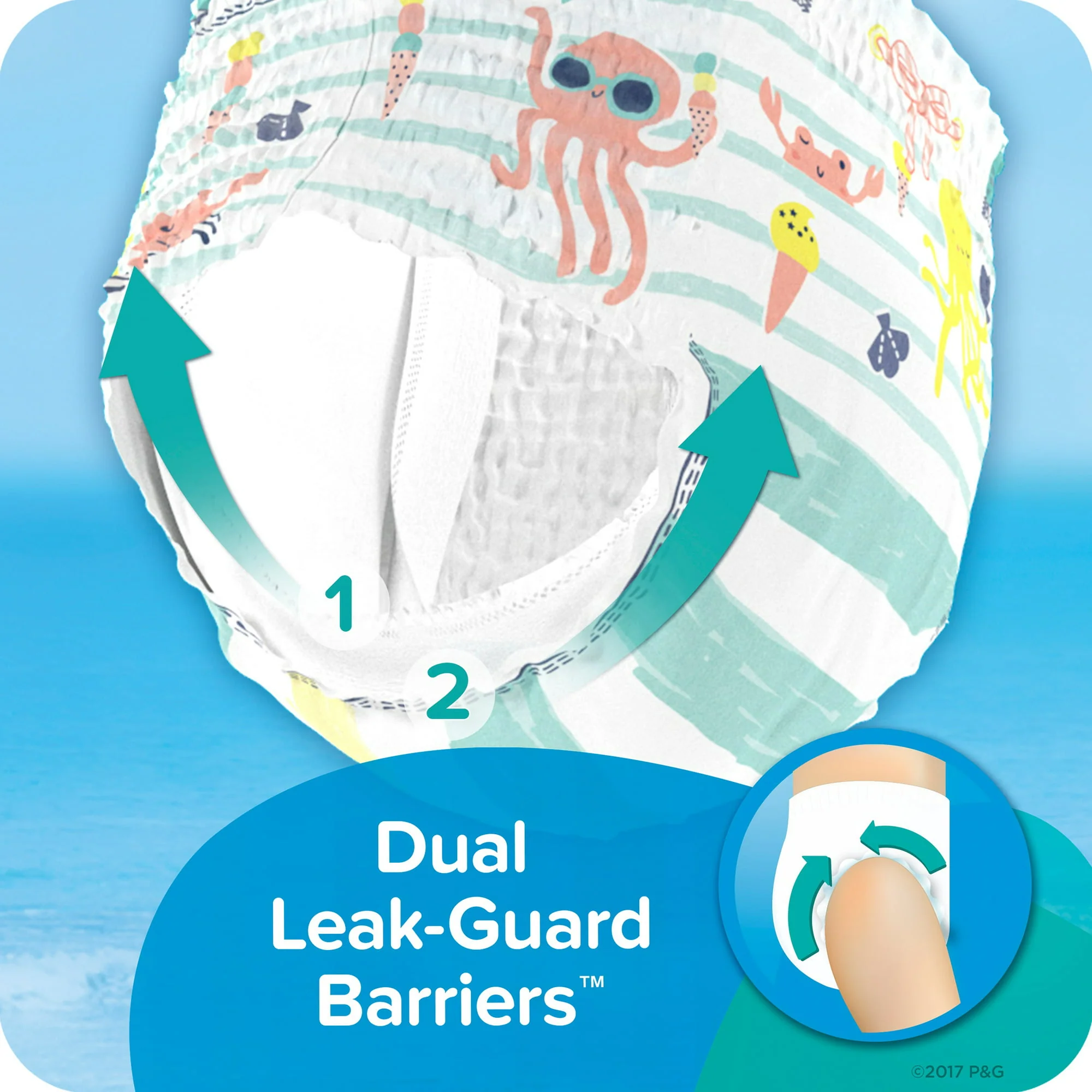 Pampers Splashers Swim Diapers Size M 11 Count