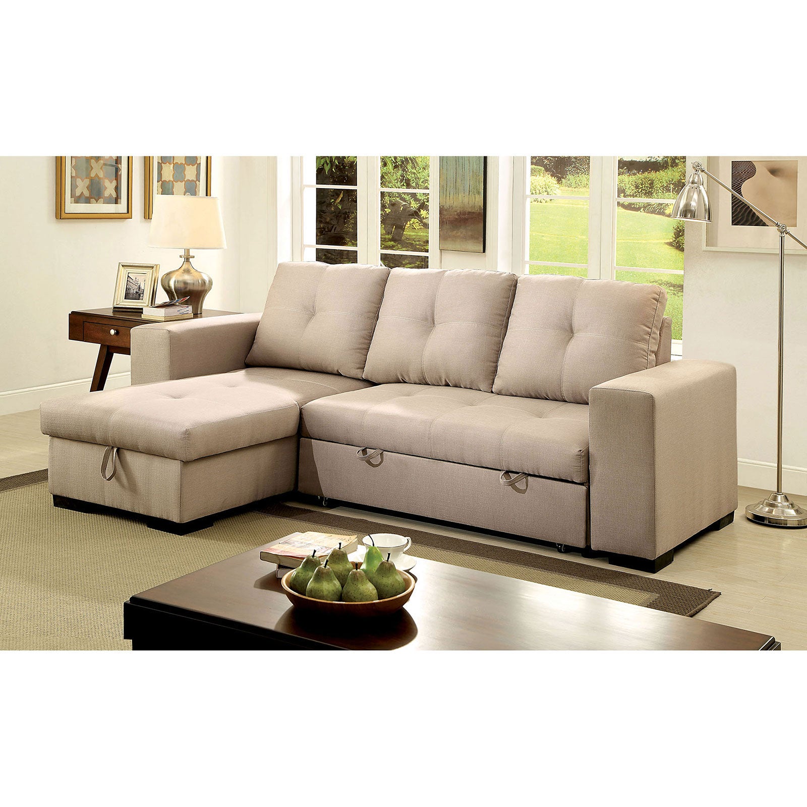 DENTON Sectional, Ivory