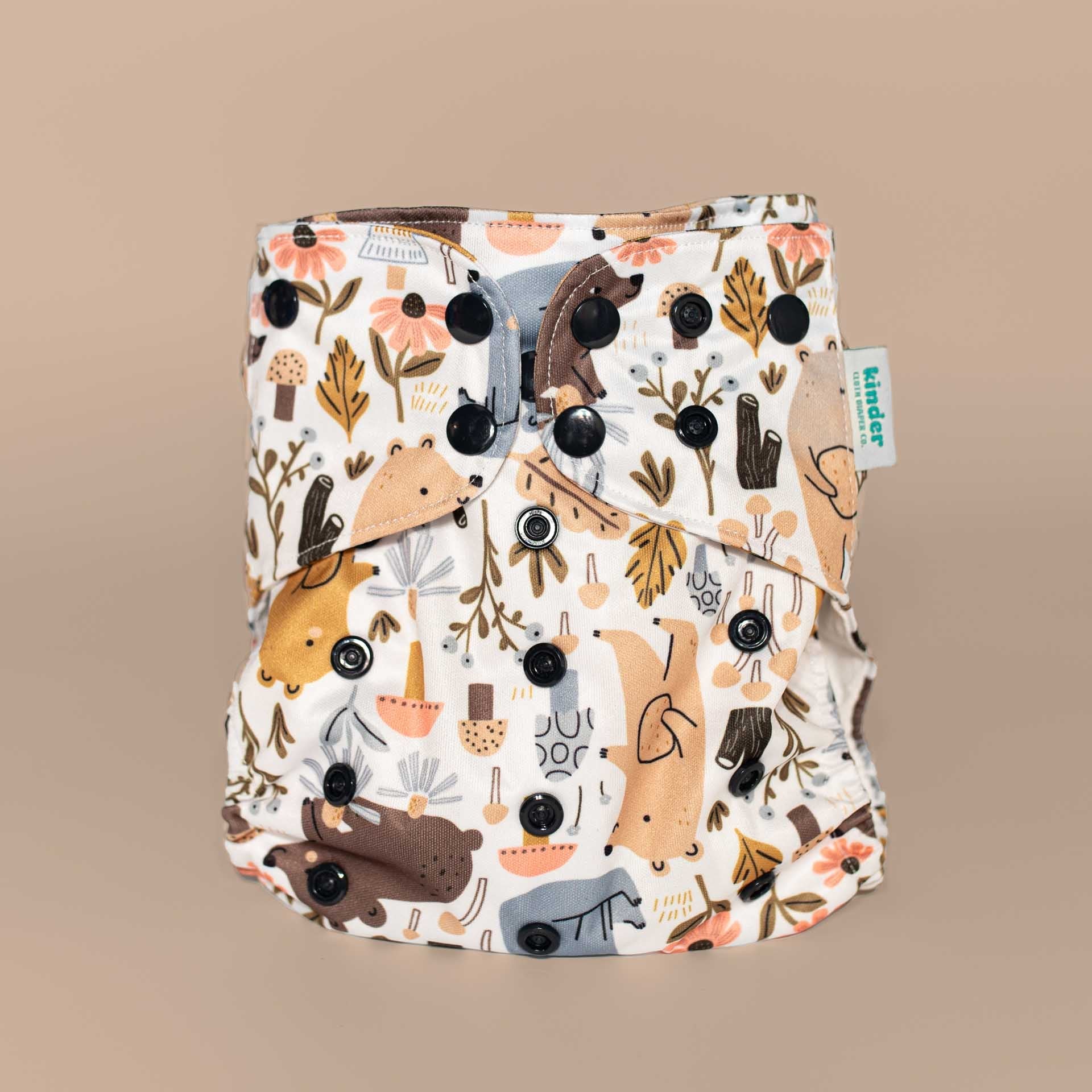 Kinder Cloth Diaper Co. Artist Collaborations Pocket Cloth Diaper with Athletic Wicking Jersey