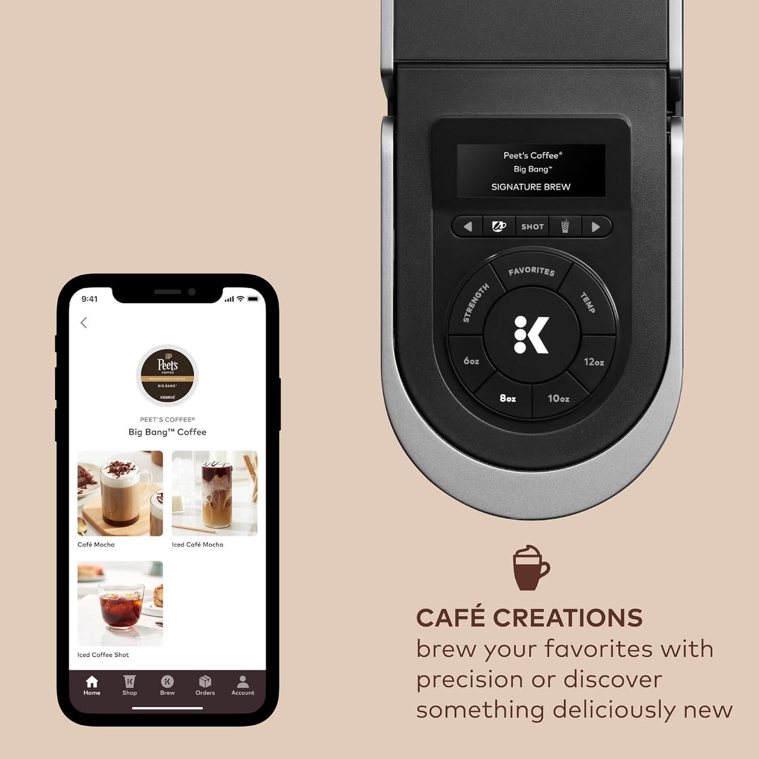 Keurig K-Cafe K-Duo Single Serve Coffee, Latte and Cappuccino Maker, 32 K-Cup Pods, Dark Charcoal