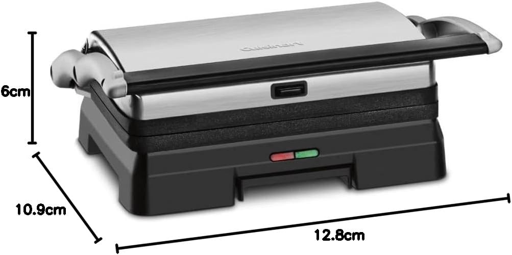 Cuisinart Panini Press, Stainless Steel Griddler, Sandwich Maker & More, 5-IN-1, GR-4NP1