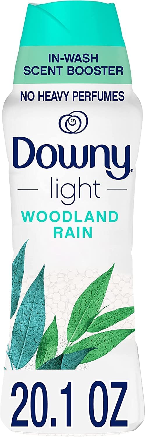Downy Light In Wash Scent Booster Beads, Ocean Mist Scent, 24 oz, Downy Scent Booster Beads, Laundry Beads, No Heavy Perfumes
