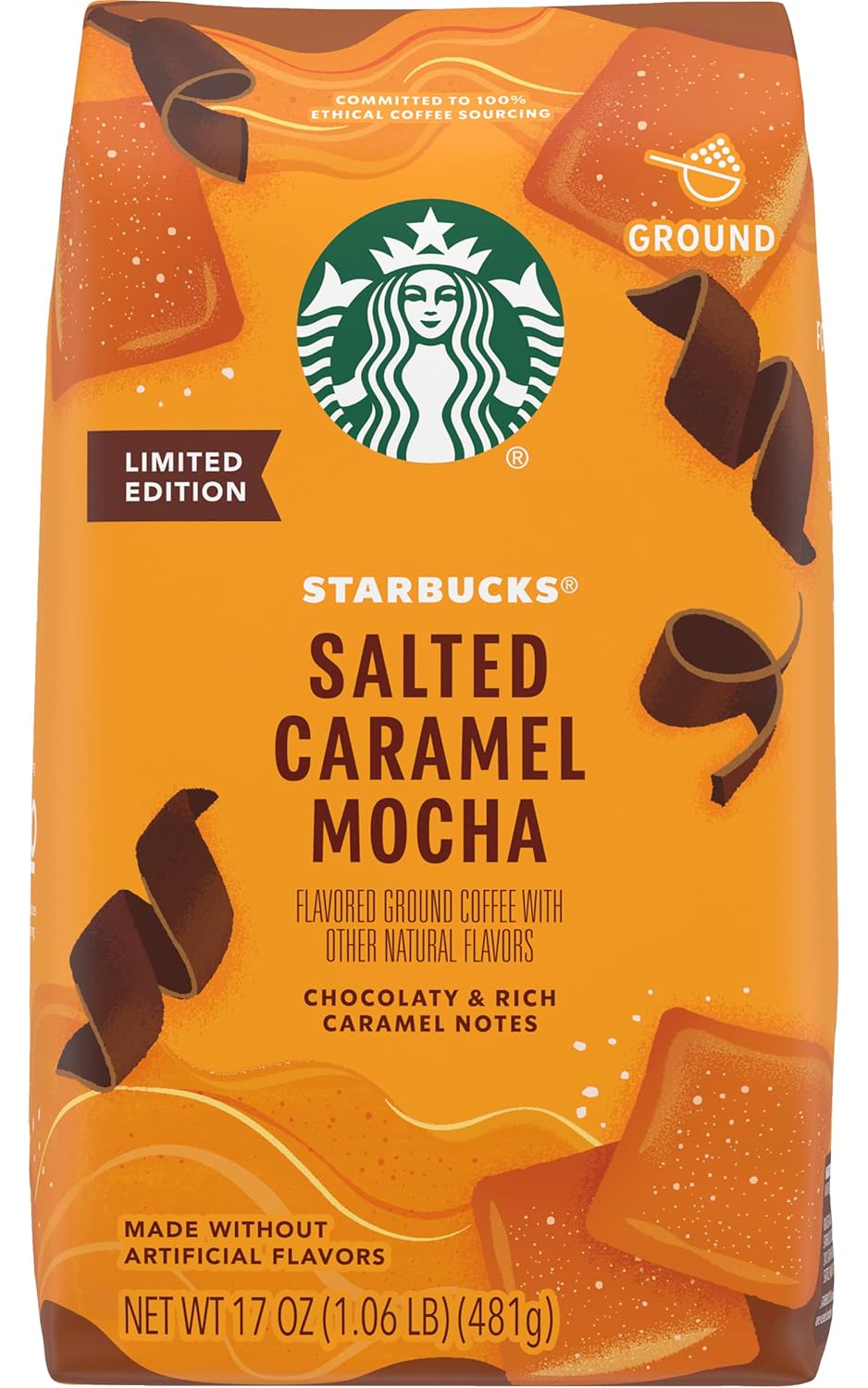 Starbucks Ground Coffee, Medium Roast Coffee, Pike Place Roast, 100% Arabica, 1 Bag (28 Oz)