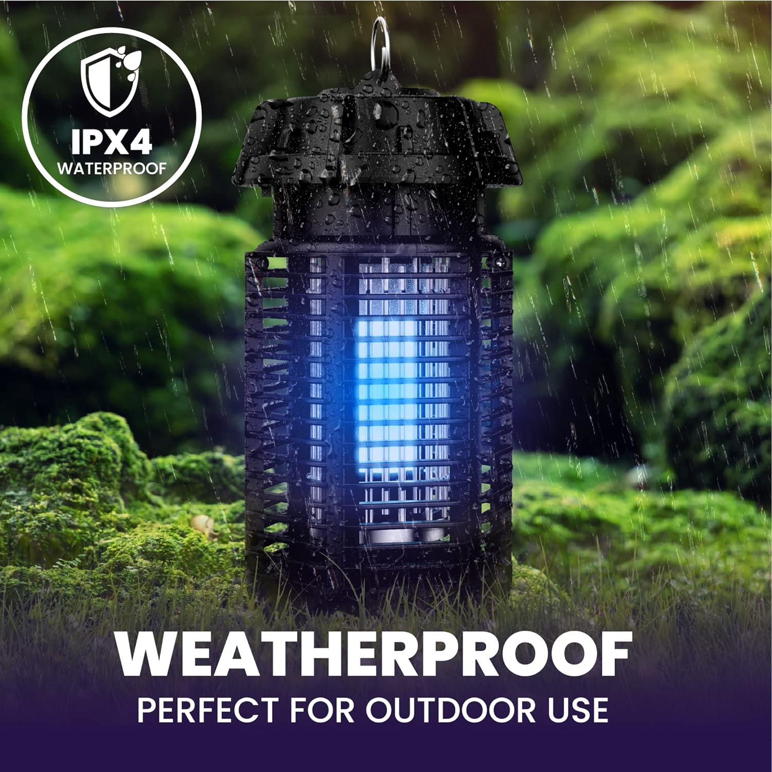 LiBa Electric Bug Zapper, Indoor Insect Killer - (2) Extra Replacement Bulbs - Fly, Mosquito Killer and Repellent - Lightweight, Powerful 2800V Grid, Easy-to-Clean, with a Removable Washable Tray.