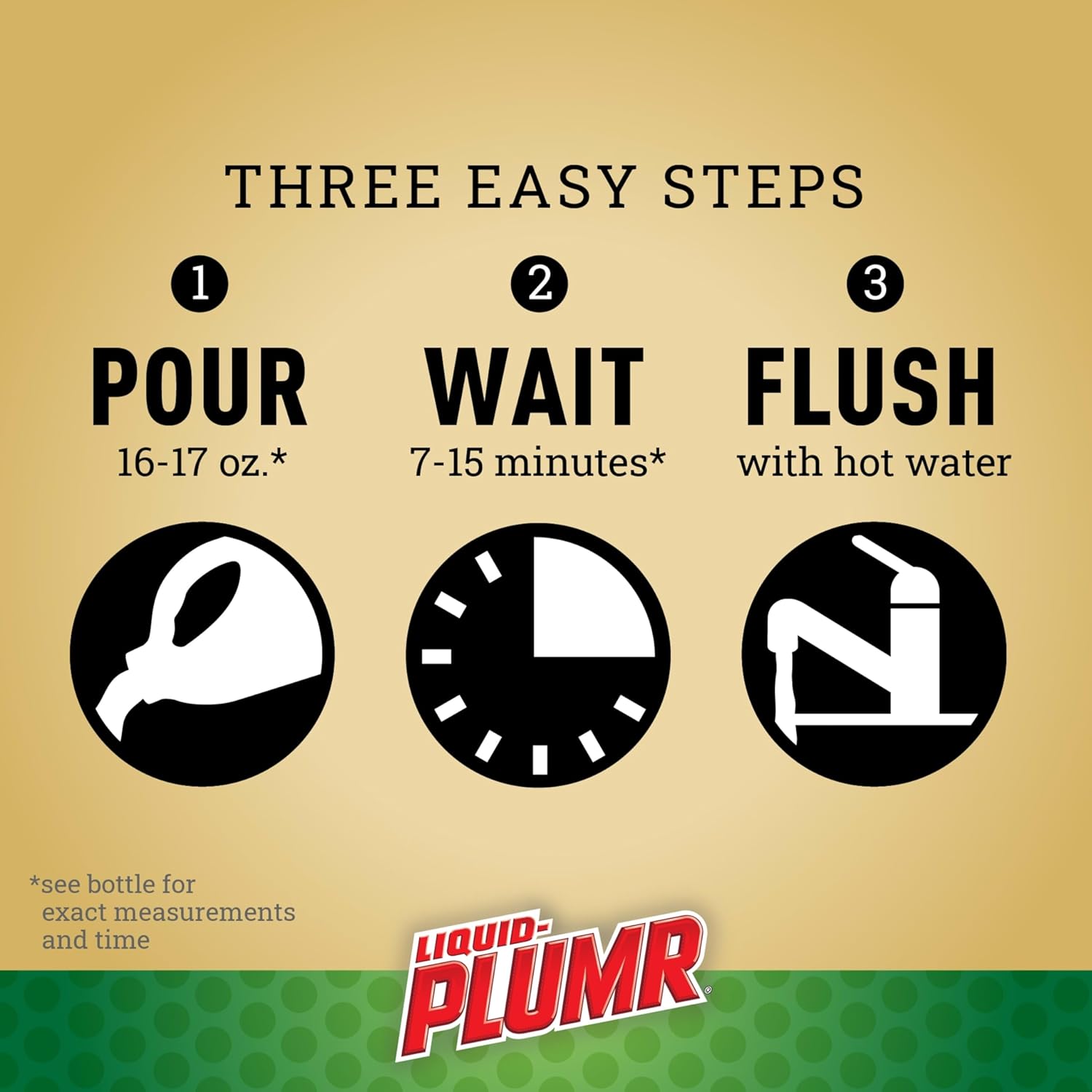 Liquid-Plumr Pro-Strength Hair Eliminator Gel Clog Remover, Hair Clog Remover and Drain Opener, Safe for All Septic Systems and Pipes, 16 fl. oz. Bottle