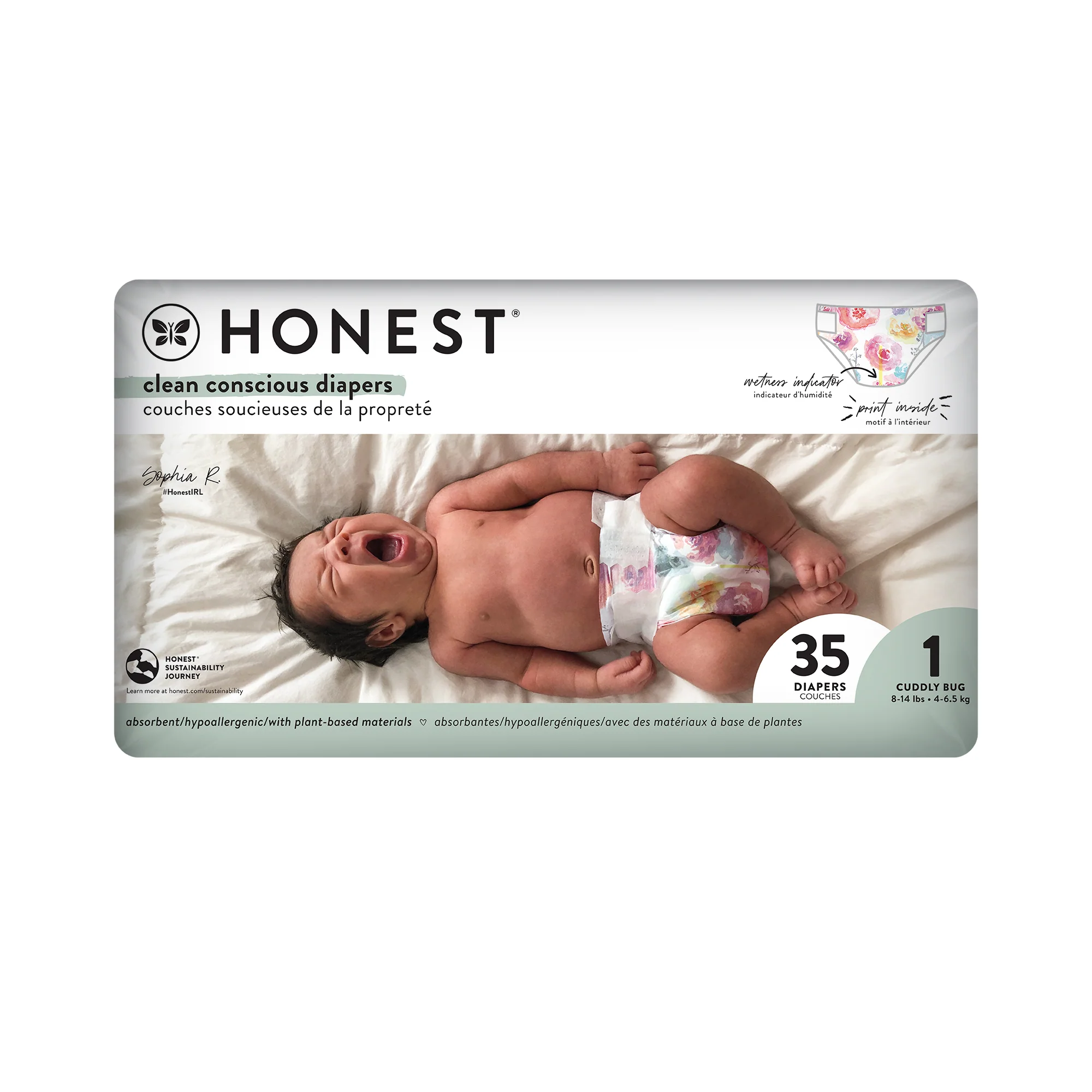 The Honest Company Polybag Rose