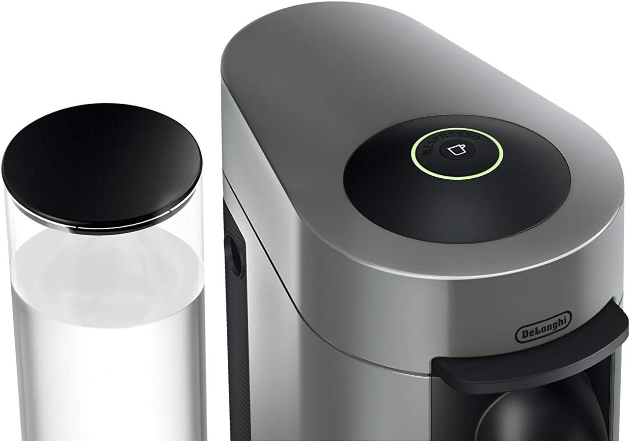 Nespresso Vertuo Plus Deluxe Coffee and Espresso Maker by De'Longhi, Matte Black