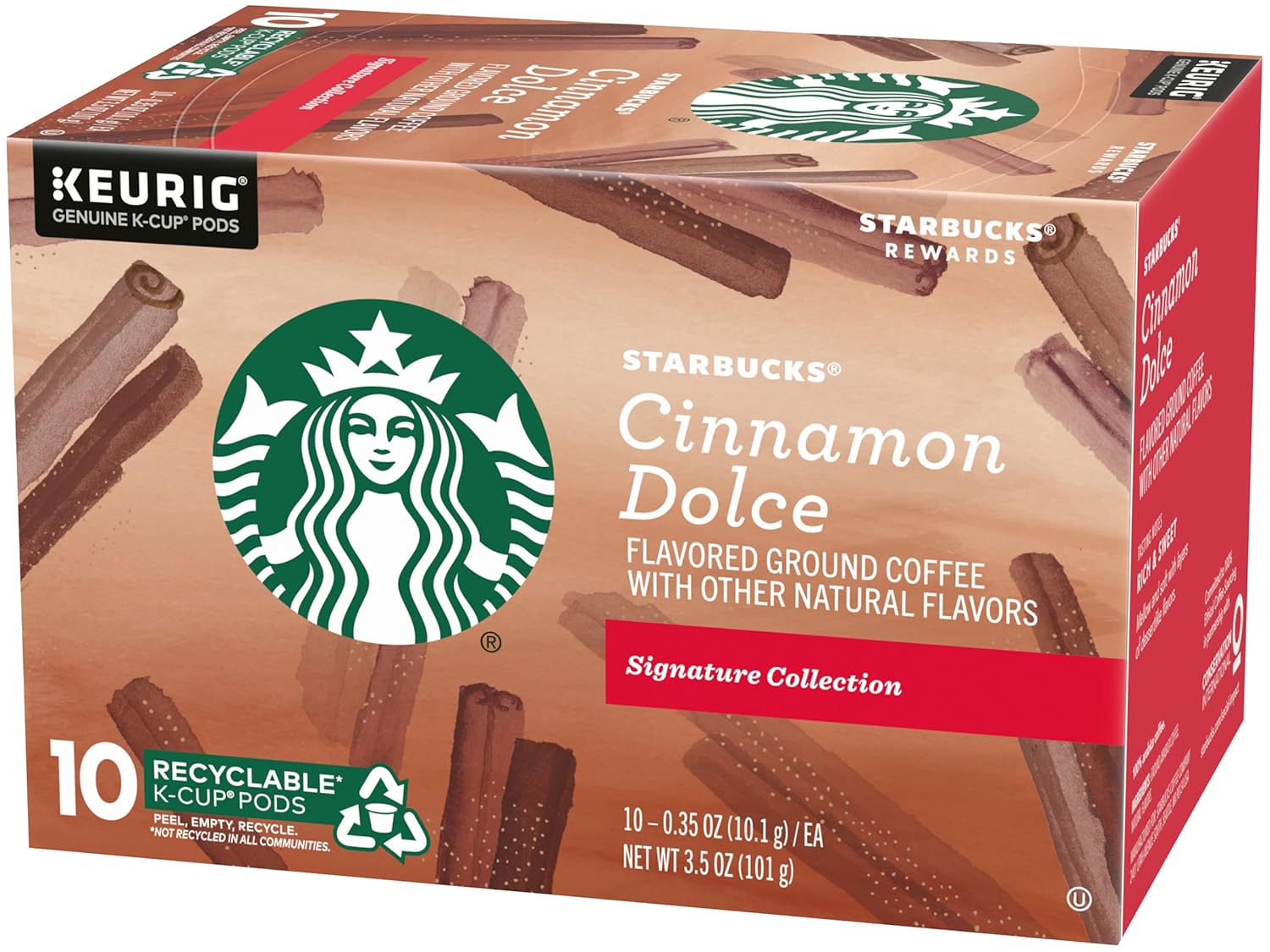 Starbucks K-Cup Coffee Pods, Starbucks Blonde Roast Coffee, Veranda Blend for Keurig Brewers, 100% Arabica, 6 boxes (60 pods total)