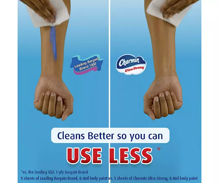 Ultra Strong Toilet Paper 12 Mega Rolls, 242 Sheets Per Roll