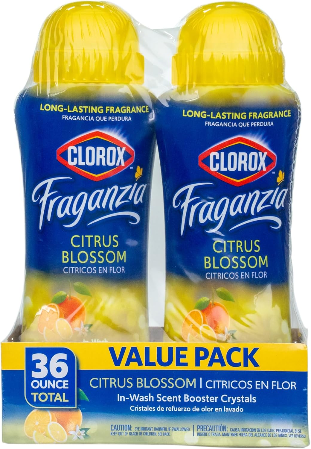 Clorox Fraganzia In-Wash Scent Booster Crystals in Ocean Scent, 18 Oz Twin Pack | Laundry Scent Booster Crystals | In-wash Scent Booster for Fresh Laundry in Ocean Scent 18 Ounce Twin Pack, 36oz