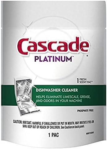 Cascade Platinum Dishwasher Pods, Dishwasher Detergent, Dishwasher Pod, Dishwasher Soap Pod, Actionpacs Dish Washing Pod, Lemon, 62 Count Dishwasher Detergent Pods