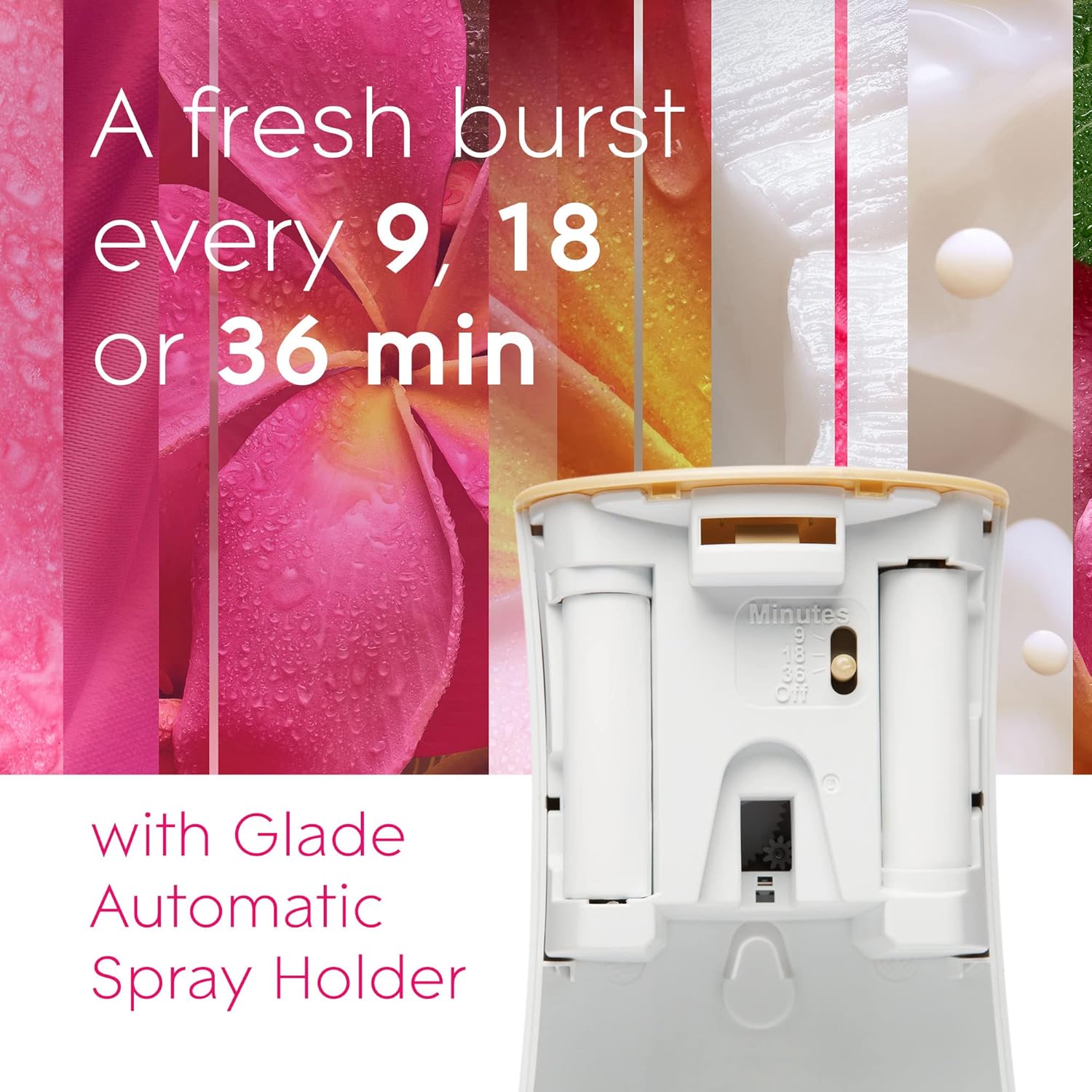 Glade Automatic Spray Air Freshener Refill, Scented Air Freshener for Home and Bathroom, Clean Linen, 6.2 Oz, 2 Count