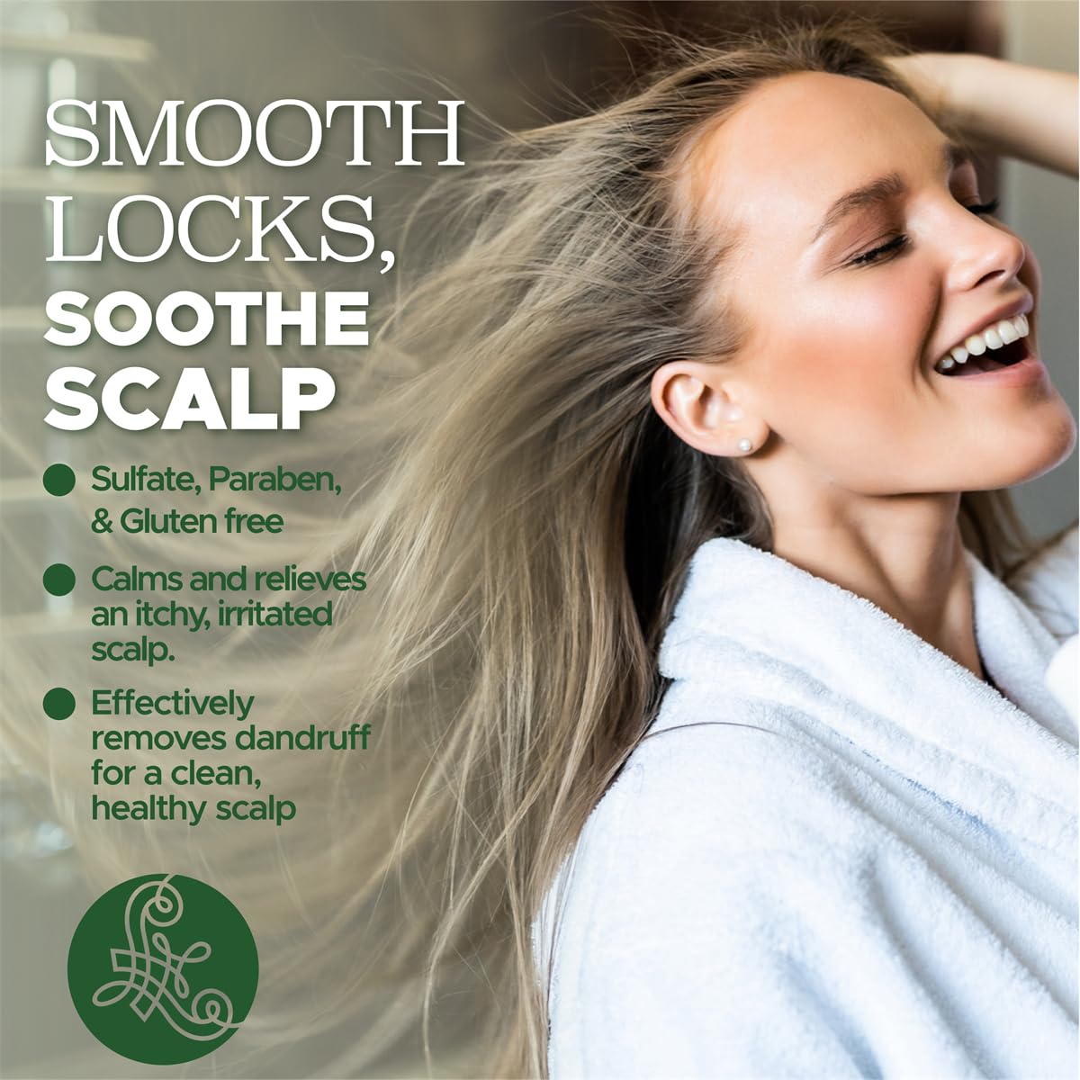 Luseta Biotin Shampoo and Conditioner for HairGrowth - Thickening Shampoo for Thinning Hair andHair Loss - Infused with Argan Oil to Repair DamagedDry Hair - Sulfate Free Paraben Free-2 x 16.9 fl oz