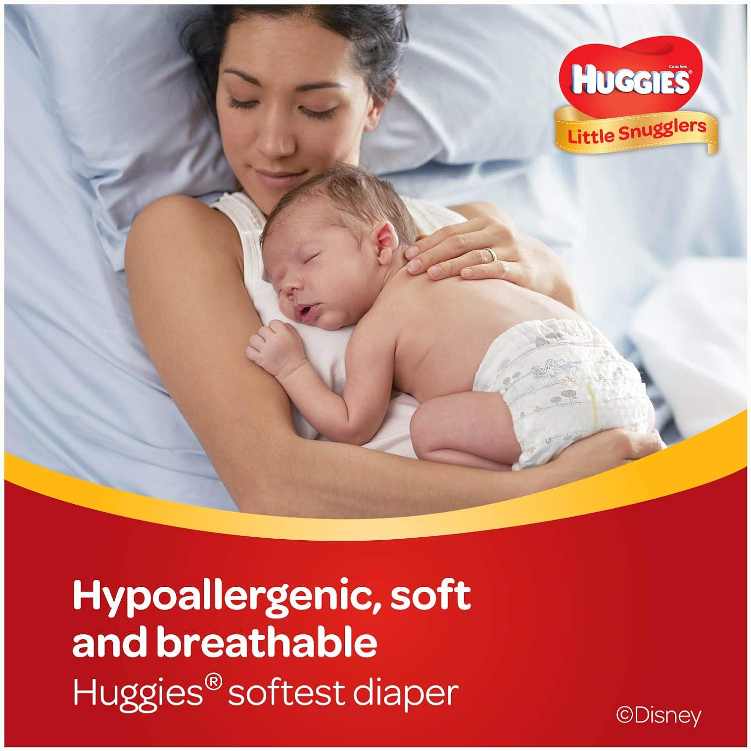 Huggies Size 1 Diapers, Little Snugglers Diapers, Size 1 (8-14 lbs), 198 Ct (6 packs of 33)