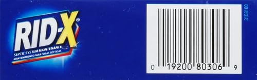 RID-X Septic Treatment, Septic Tank Treatment, 1 Month Supply Of Powder, 9.8 oz