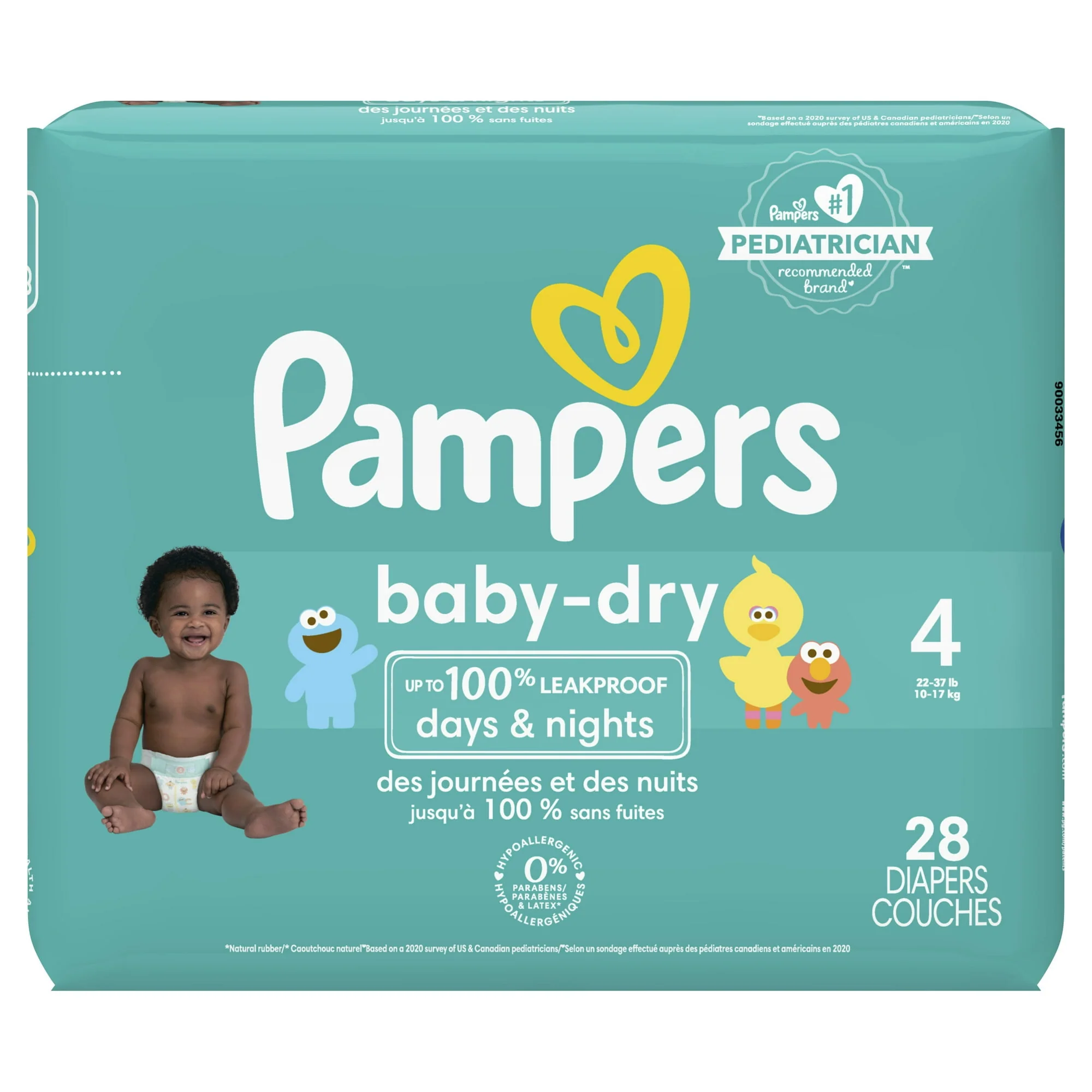 Pampers Baby Dry Diapers Size 3 104 Count