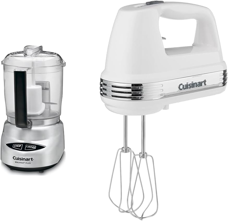 Cuisinart Food Processor, Mini-Prep 3 Cup, 24 oz, Brushed Chrome and Nickel, DLC-2ABC