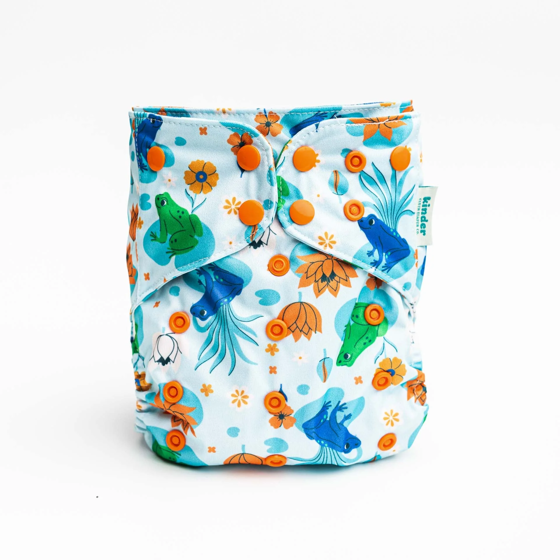 Kinder Cloth Diaper Co. Patterned Pocket Cloth Diaper with Athletic Wicking Jersey