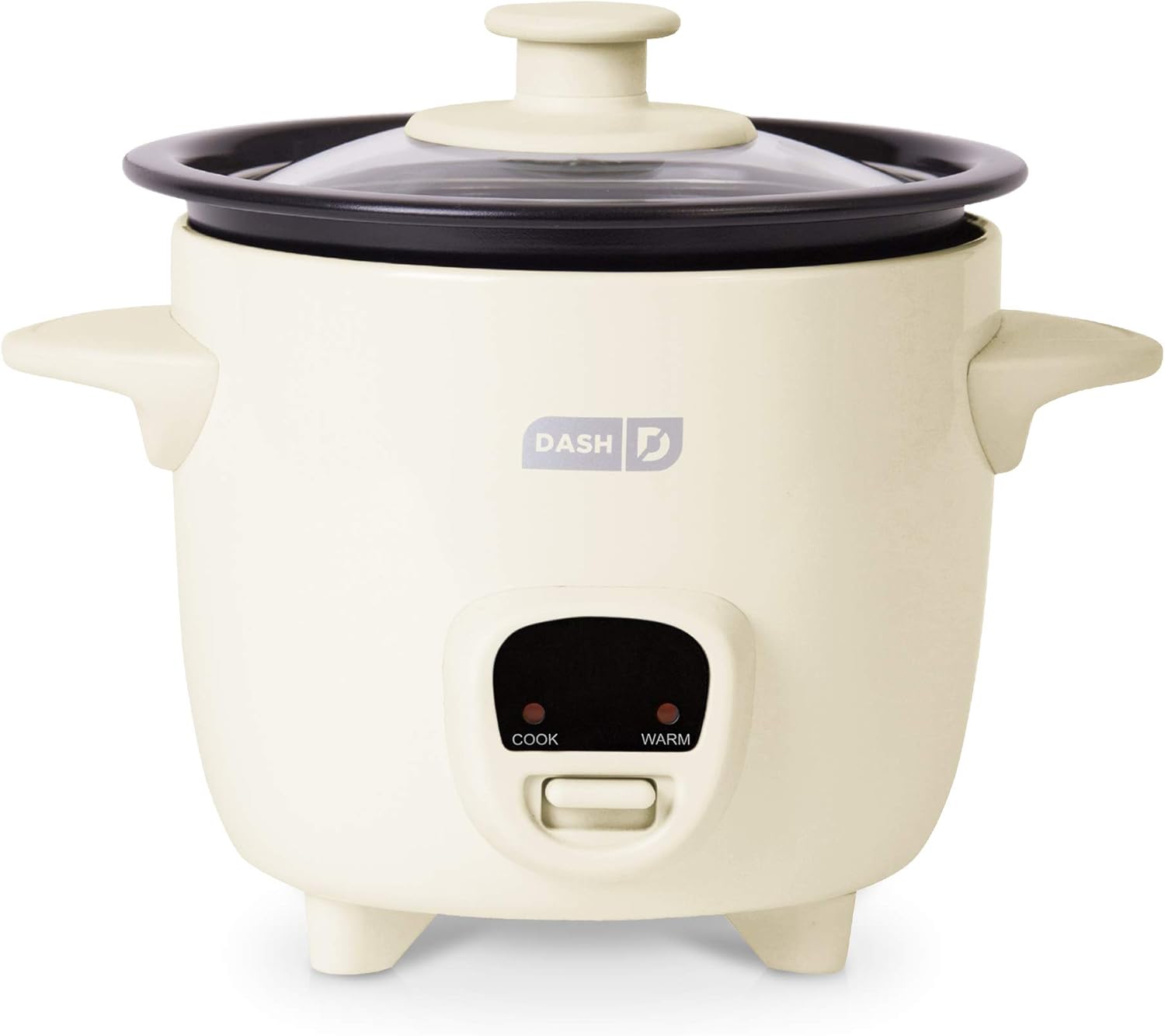 DASH Mini Rice Cooker Steamer with Removable Nonstick Pot, Keep Warm Function & Recipe Guide, .5 Quart, for Soups, Stews, Grains & Oatmeal - Aqua
