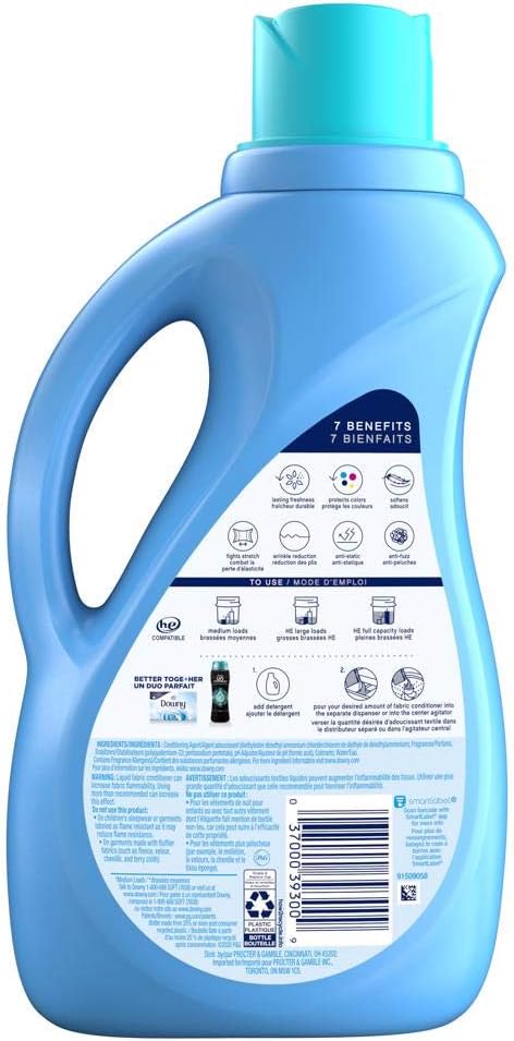 Downy April Fresh Liquid Fabric Conditioner (Fabric Softener), 10 FL OZ