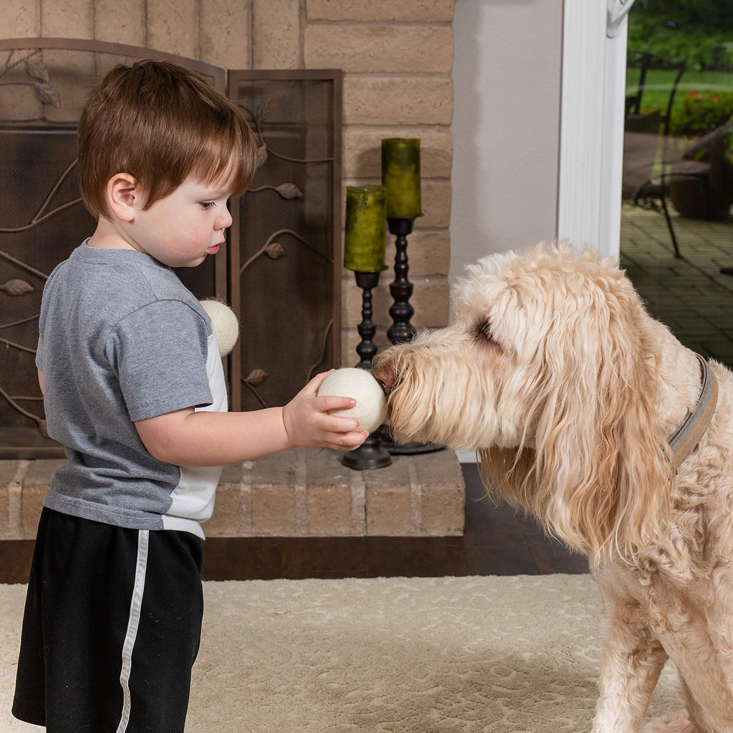 Wool Dryer Balls XL 6-Pack - 100% Pure New Zealand Wool, Ecoigy Natural Fabric Softener, Reduces Wrinkles & Drying Time, Ideal for Essential Oils, Dryer Sheets Alternative,Dryer Balls Laundry Reusable