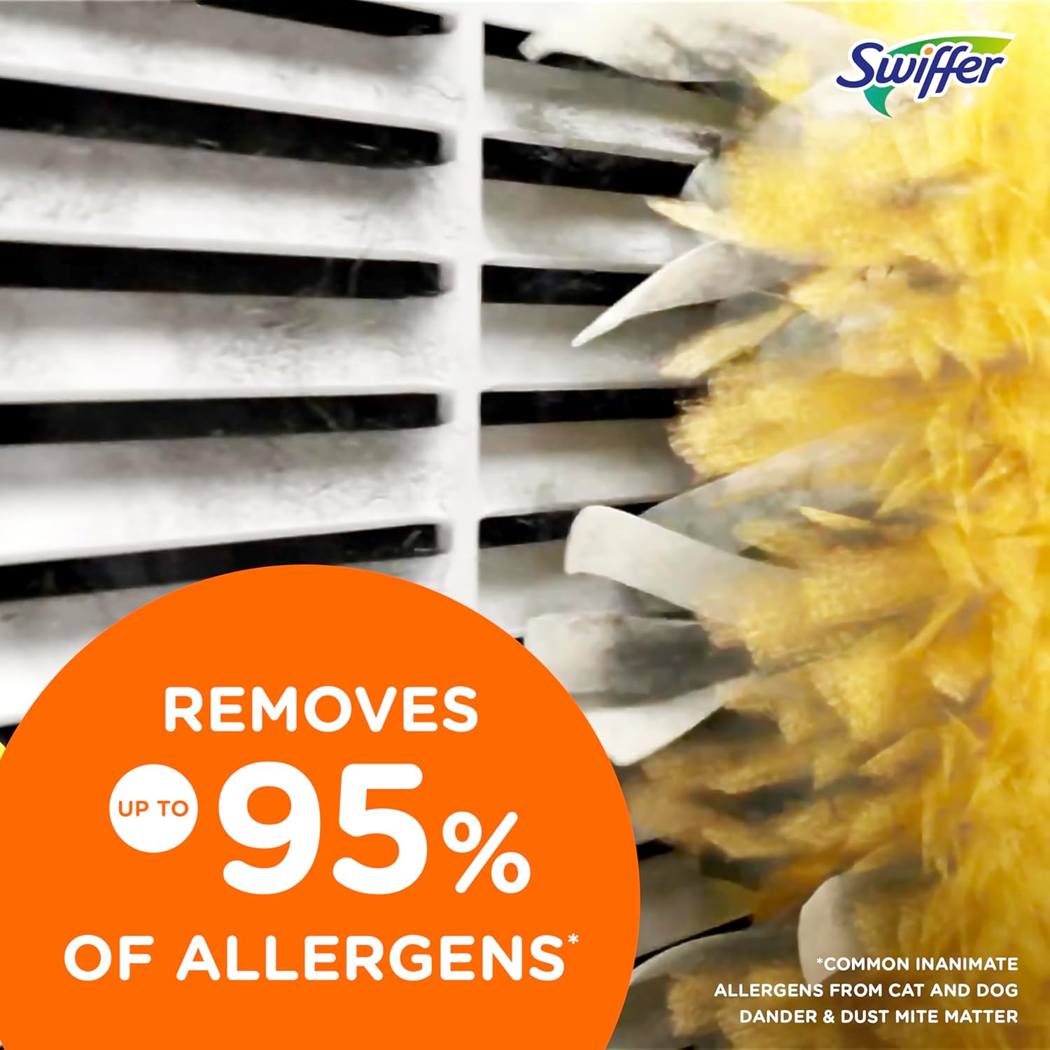 Swiffer Duster Heavy Duty 3 ft Extended Handle Dusting Kit (1 Duster, 12 Refills)