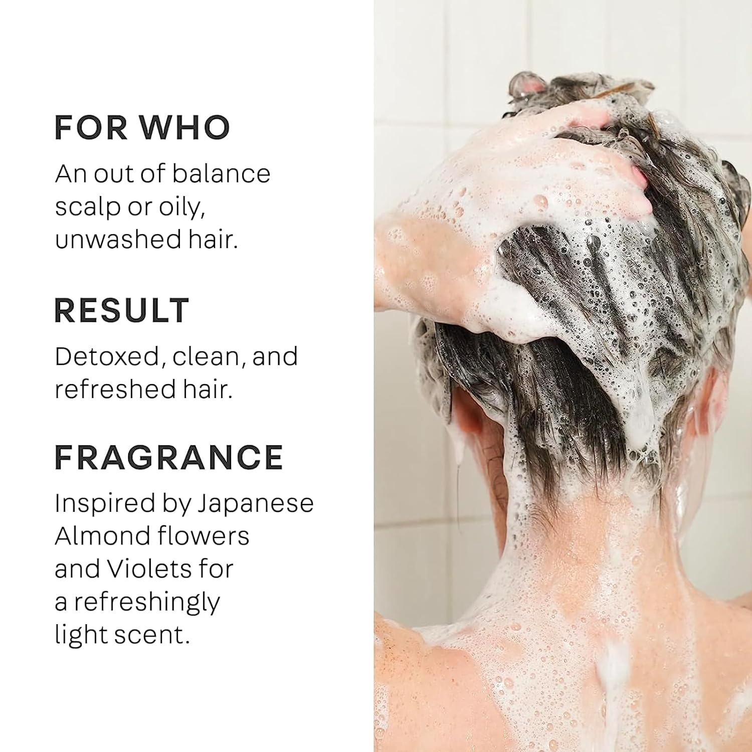 NATURELAB. TOKYO Perfect Shine Clarifying Scalp Scrub: 2-in-1 Shampoo and Scalp Scrub Hair Treatment to Clarify and Remove Product Buildup for Immense Shine I 8.1 OZ / 230G