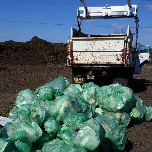 UNNI Compostable Liner Bags, 13 Gallon, 49.2 Liter, 50 Count, Heavy Duty 0.85 Mil, Tall Kitchen Food Scrap Waste Bags, ASTM D6400, US BPI, CMA and Europe OK Compost Home Certified, San Francisco