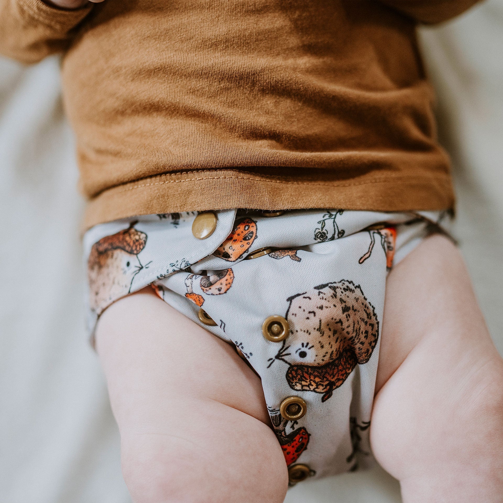 Kinder Cloth Diaper Co. Artist Collaborations Pocket Cloth Diaper with Athletic Wicking Jersey
