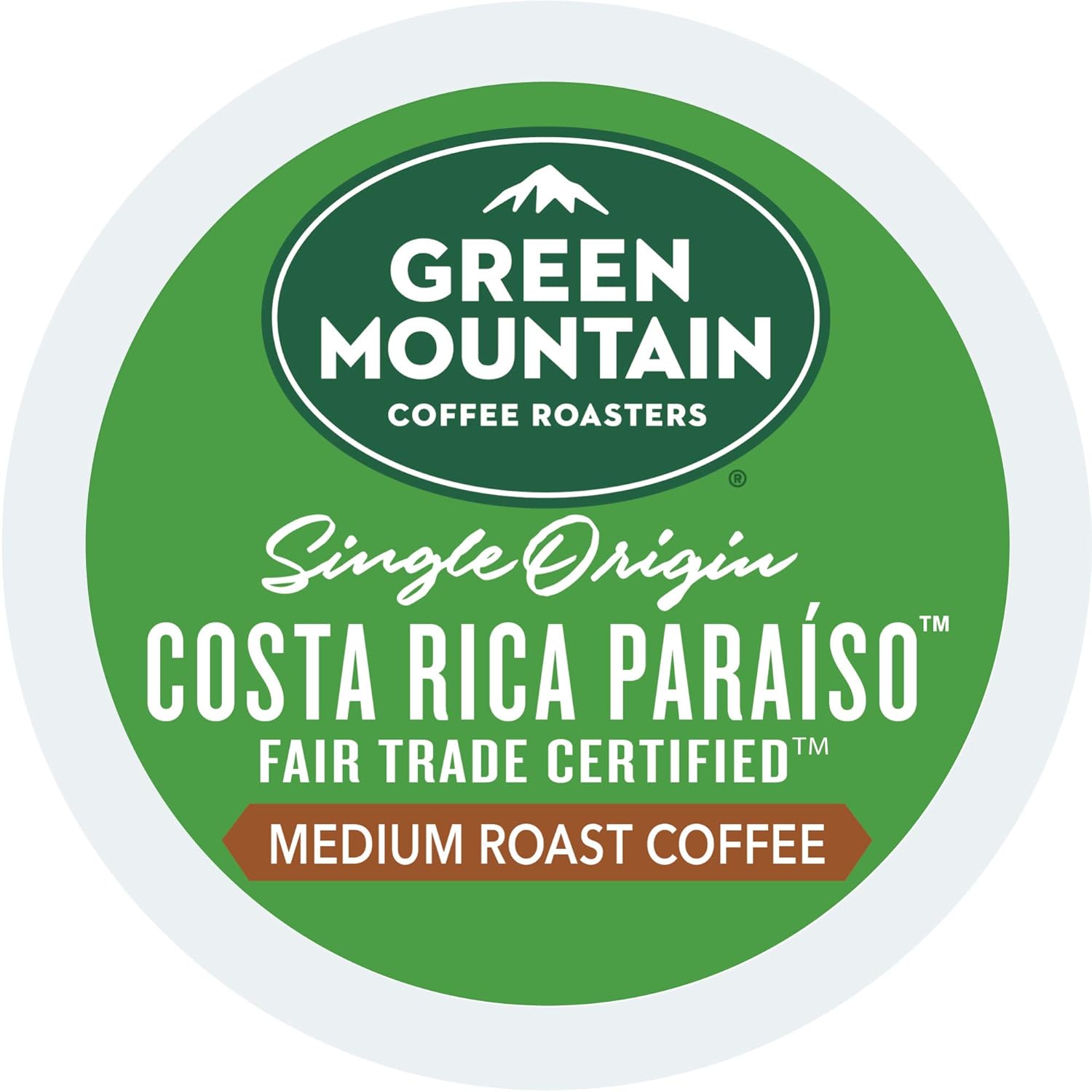 Green Mountain Coffee Roasters Half Caff Keurig Single-Serve K-Cup pods, Medium Roast Coffee, 72 Count (6 Packs of 12)