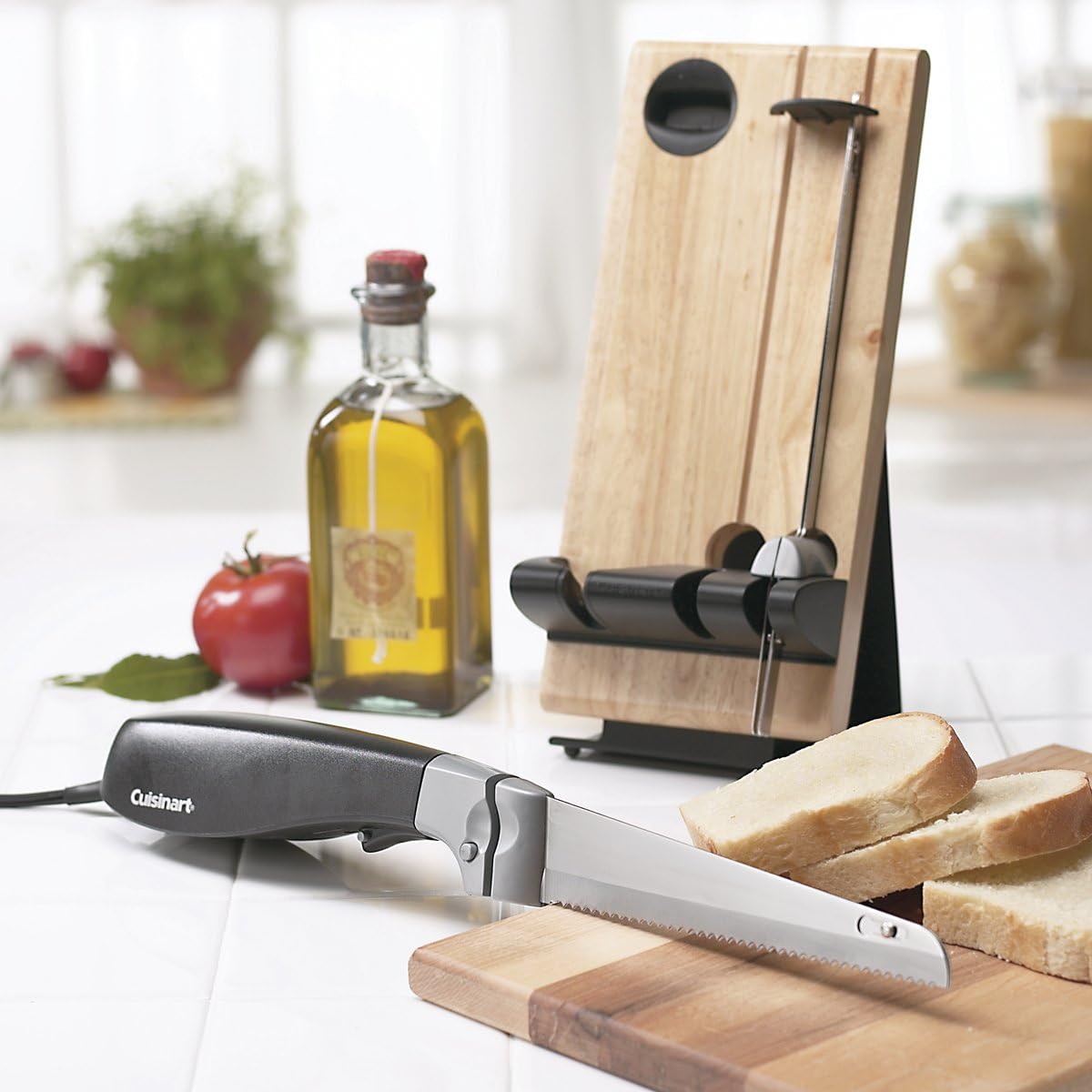 Cuisinart Electric Knife with Cutting Board, Stainless Steel/Black, CEK-41