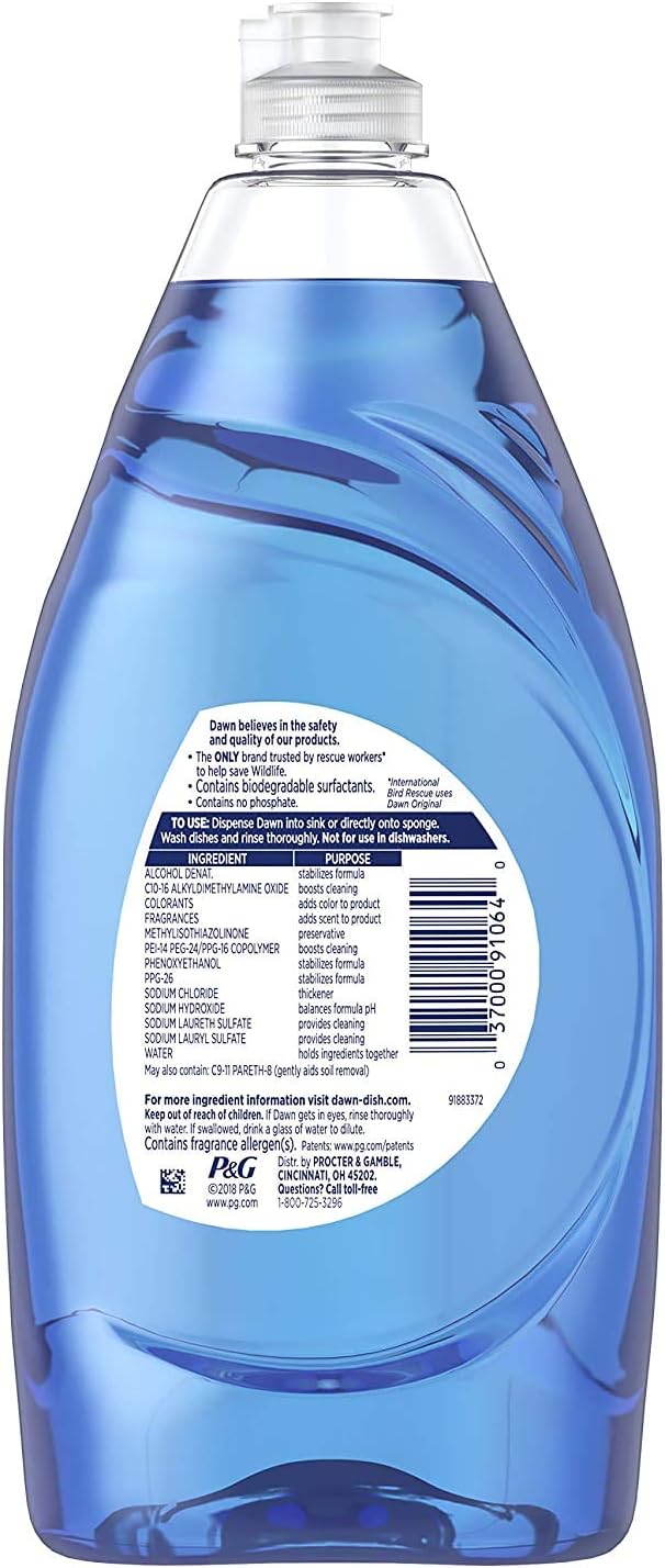 Dawn Dish Soap Ultra Dishwashing Liquid, Dish Soap Refill, Original Scent, 56 Fl Oz (Pack of 2)