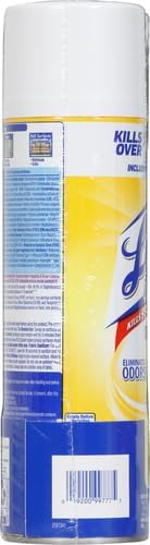 Lysol Disinfectant Spray, Sanitizing and Antibacterial Spray, For Disinfecting and Deodorizing, Lemon Breeze, 19 Fl Oz (Pack of 2), Packaging May Vary