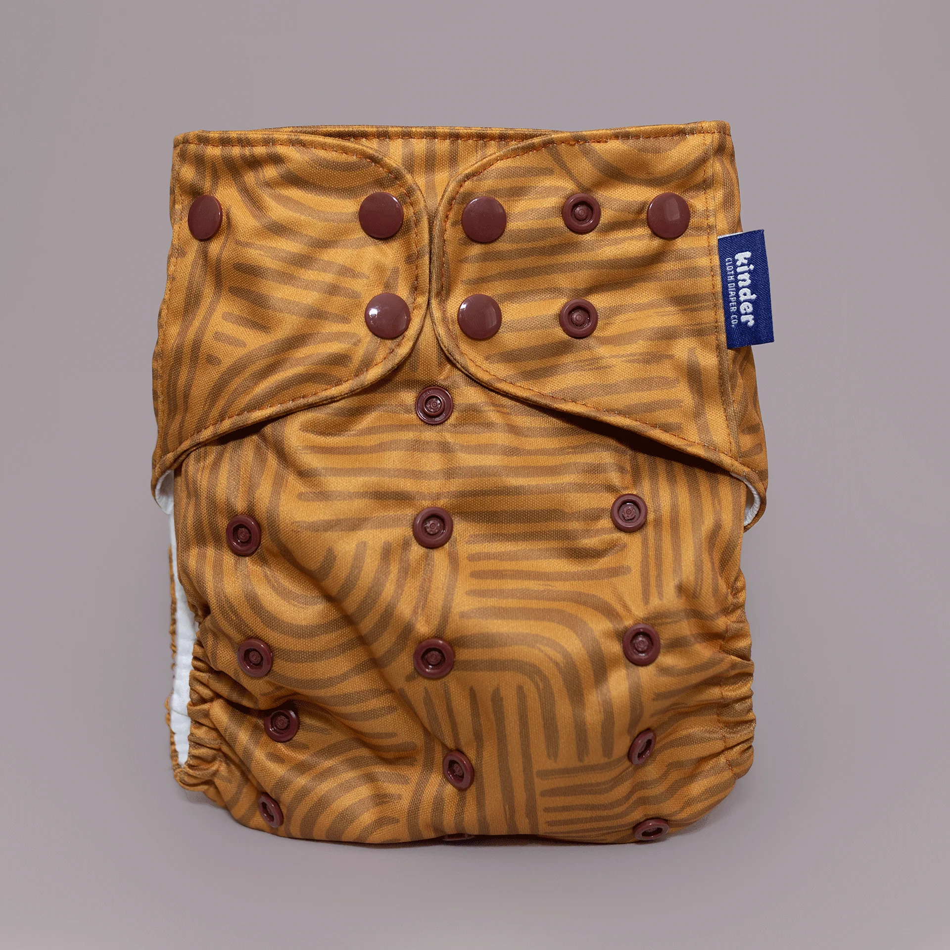 Kinder Cloth Diaper Co. Patterned Basics Pocket Cloth Diaper with Athletic Wicking Jersey