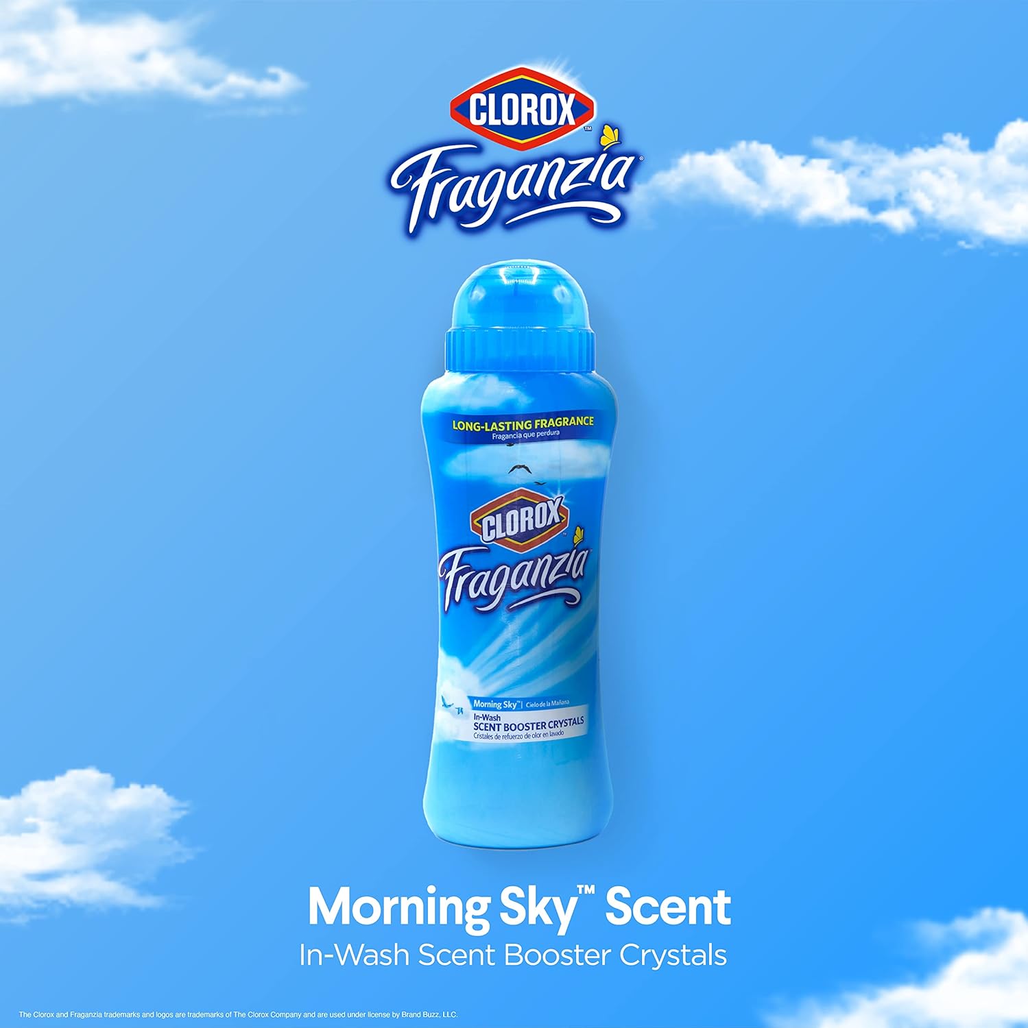 Clorox Fraganzia In-Wash Scent Booster Crystals in Ocean Scent, 18 Oz Twin Pack | Laundry Scent Booster Crystals | In-wash Scent Booster for Fresh Laundry in Ocean Scent 18 Ounce Twin Pack, 36oz