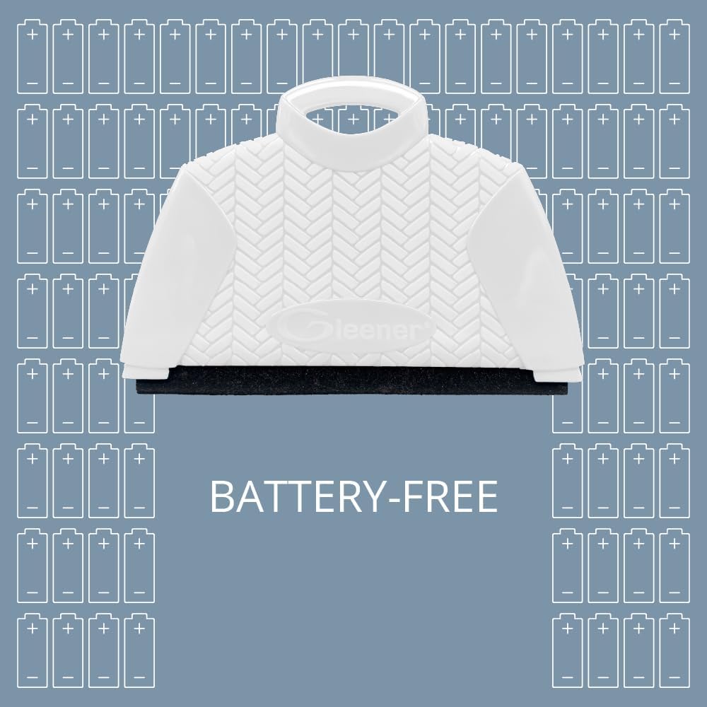 GLEENER Battery-Free Fabric Shaver & Lint Brush | Ultimate Fuzz Remover | Adjustable Depiller Lint Remover for Clothing & Furniture (Slate Blue)