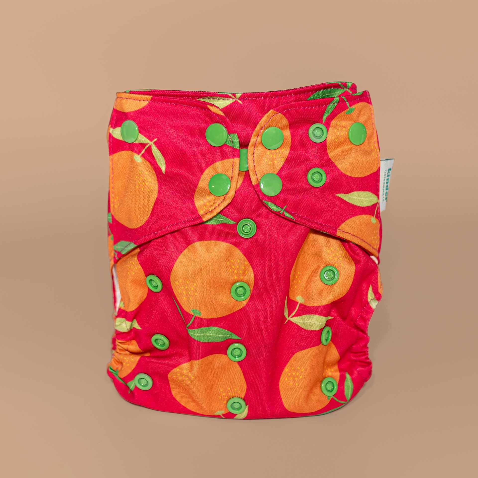 Kinder Cloth Diaper Co. Patterned Basics Pocket Cloth Diaper with Athletic Wicking Jersey