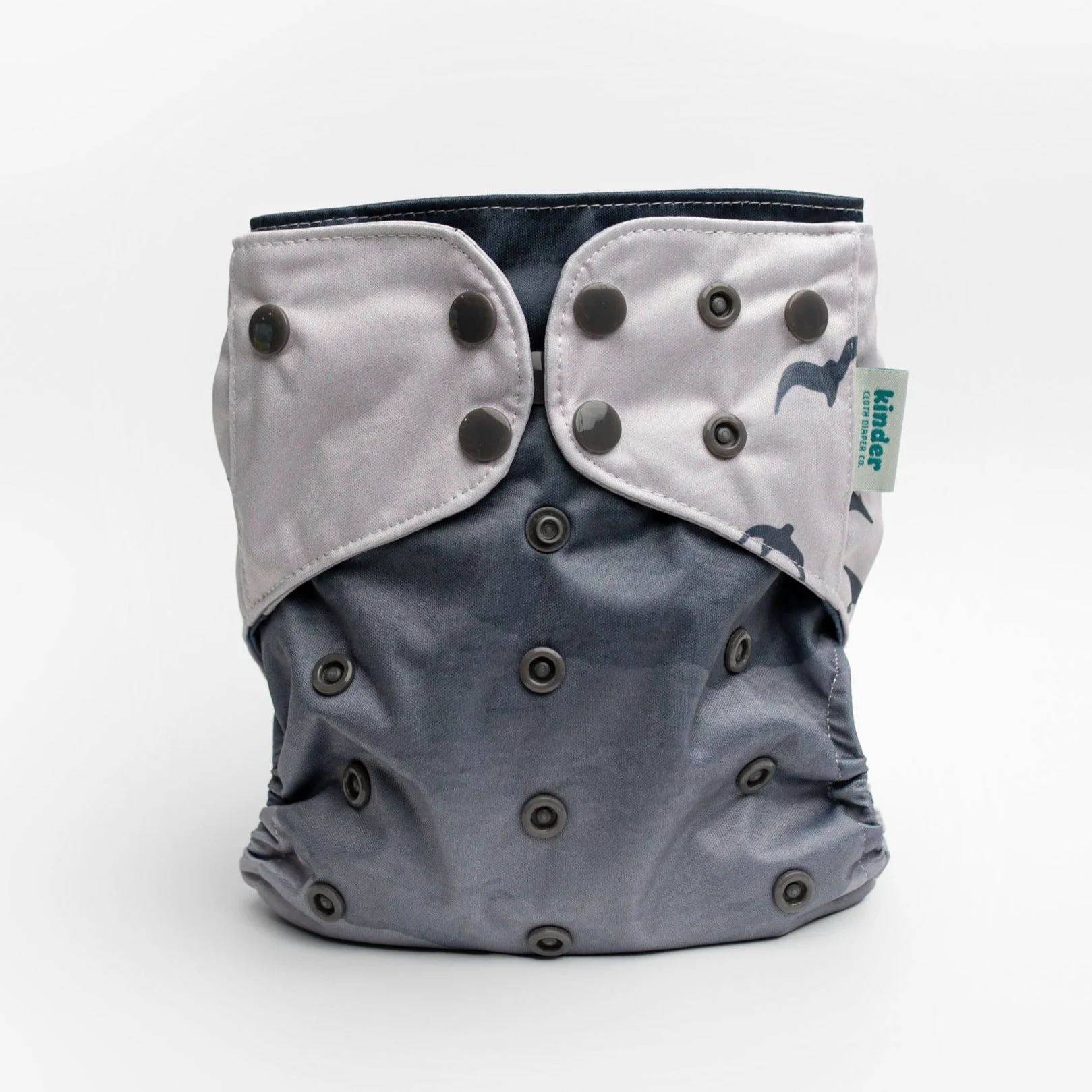 Kinder Cloth Diaper Co. Patterned Pocket Cloth Diaper with Athletic Wicking Jersey