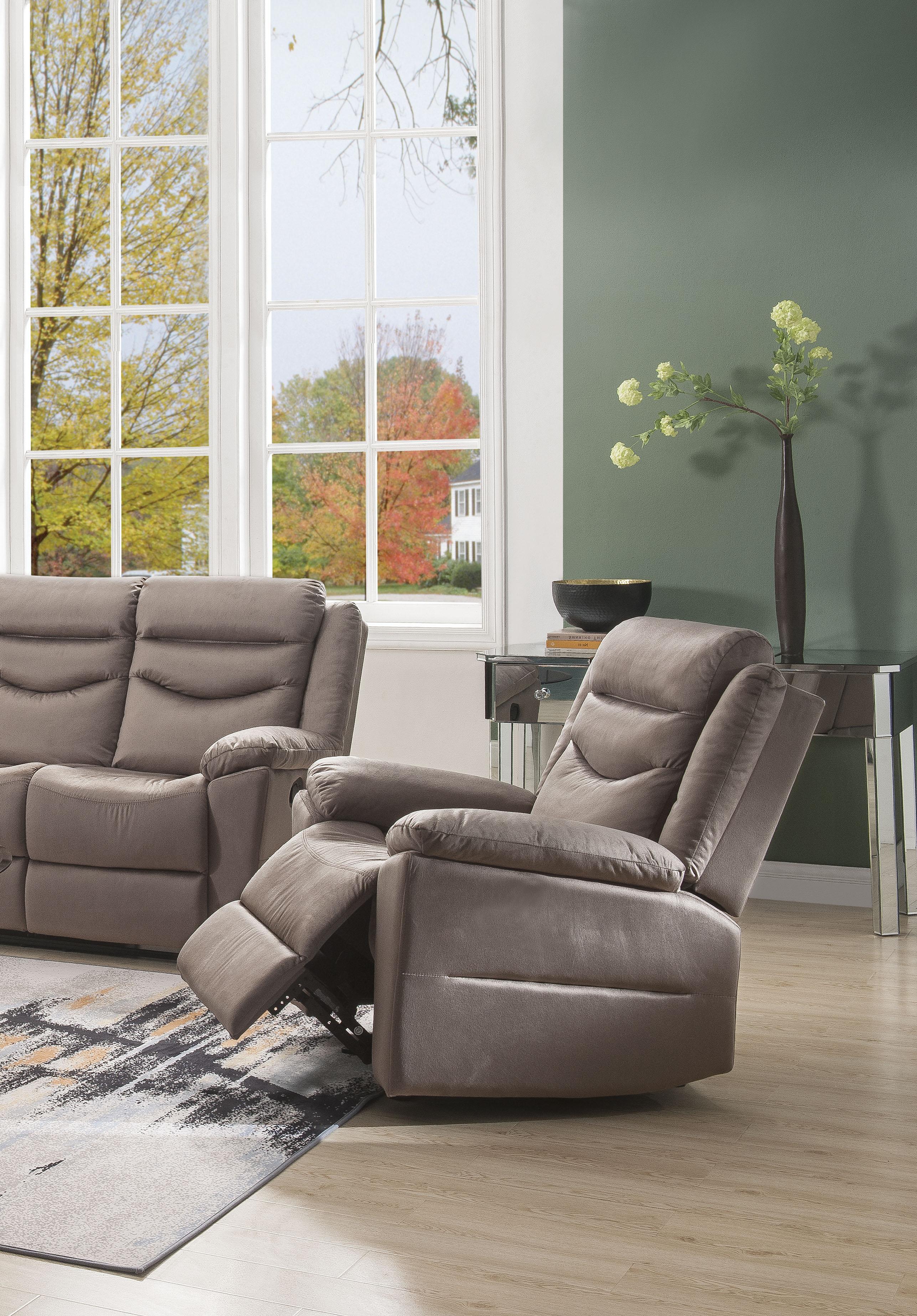 Acme Furniture Fiacre Glider Recliner in Brown 53667