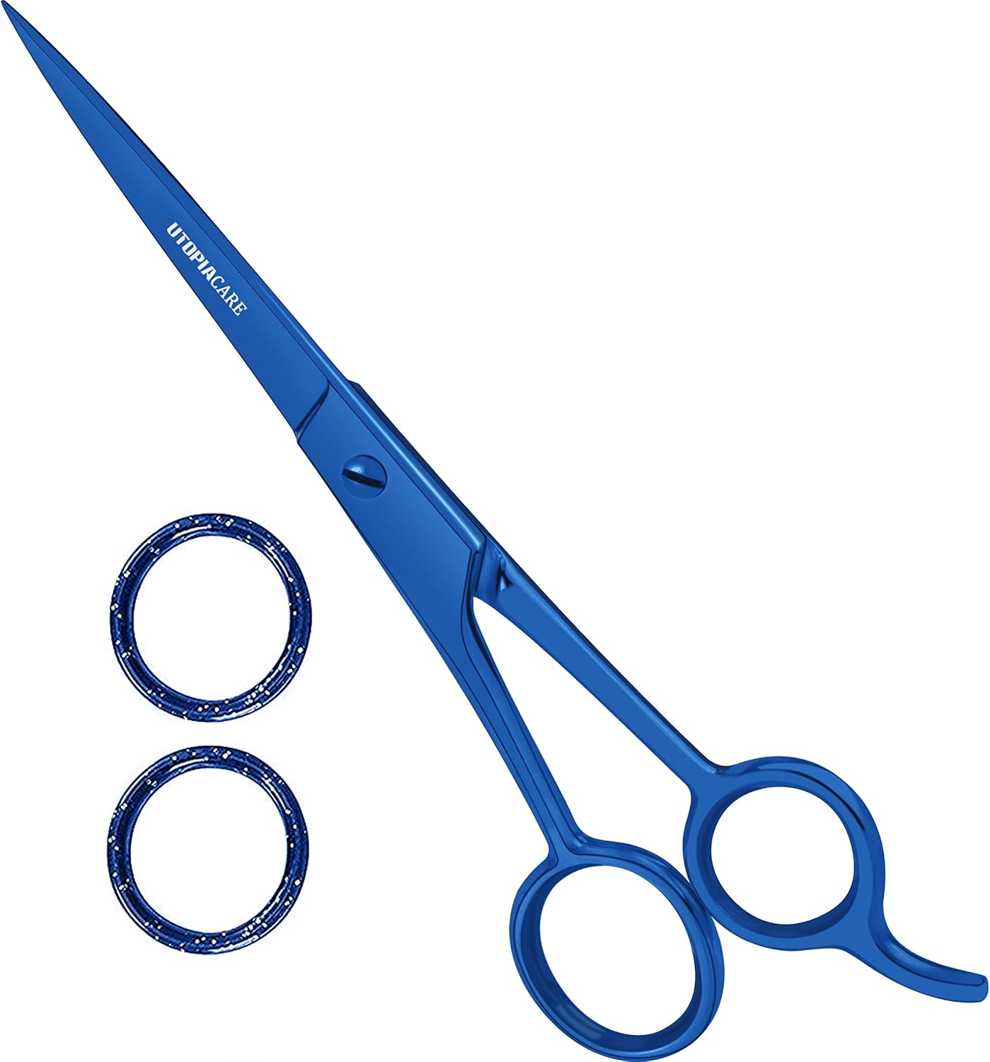 Utopia Care Hair Cutting and Hairdressing Scissors 6.5 Inch, Premium Stainless Steel shears with smooth Razor & Sharp Edge Blades, for Salons, Men & Women, Kids, Adults, & Pets - Silver