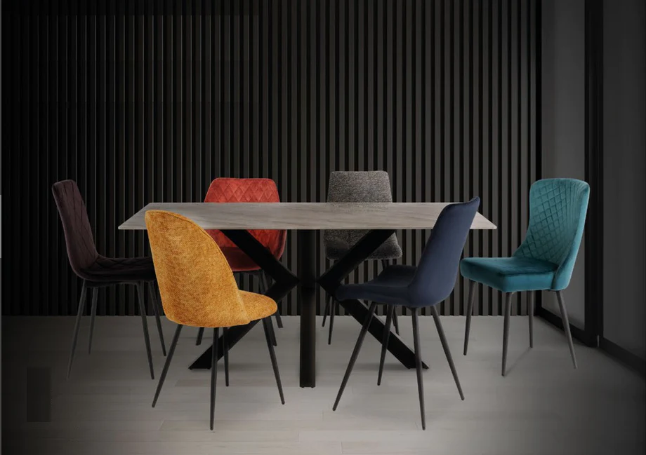 Cora 1.8m Dining Table - Rebecca Grey