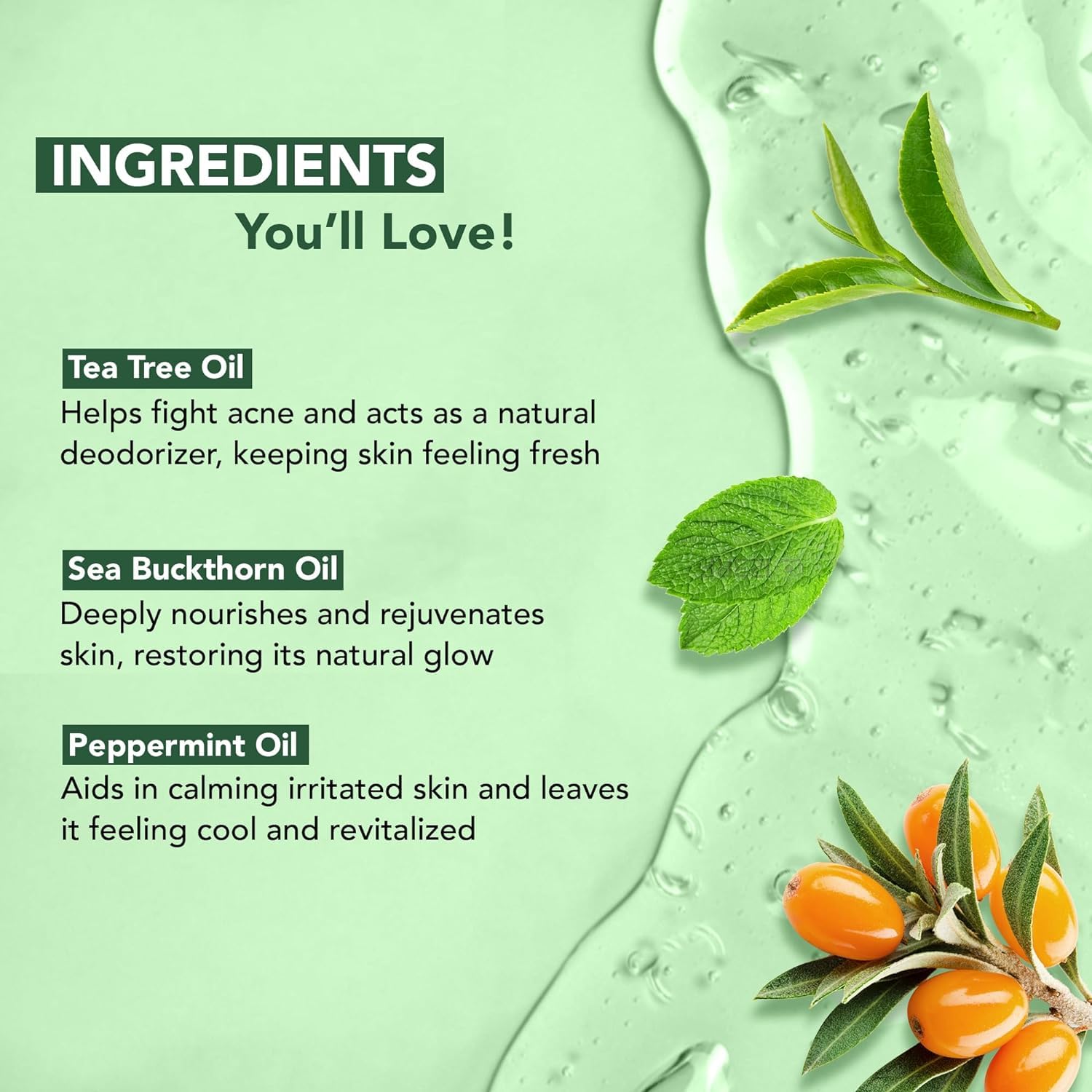 Botanic Hearth Tea Tree Body Wash - 16 fl oz - Helps Soothe Itchy, Dry Skin, Antifungal Body Wash with 100% Pure Tea Tree Oil - Sulfate Free, Paraben Free, for Men and Women
